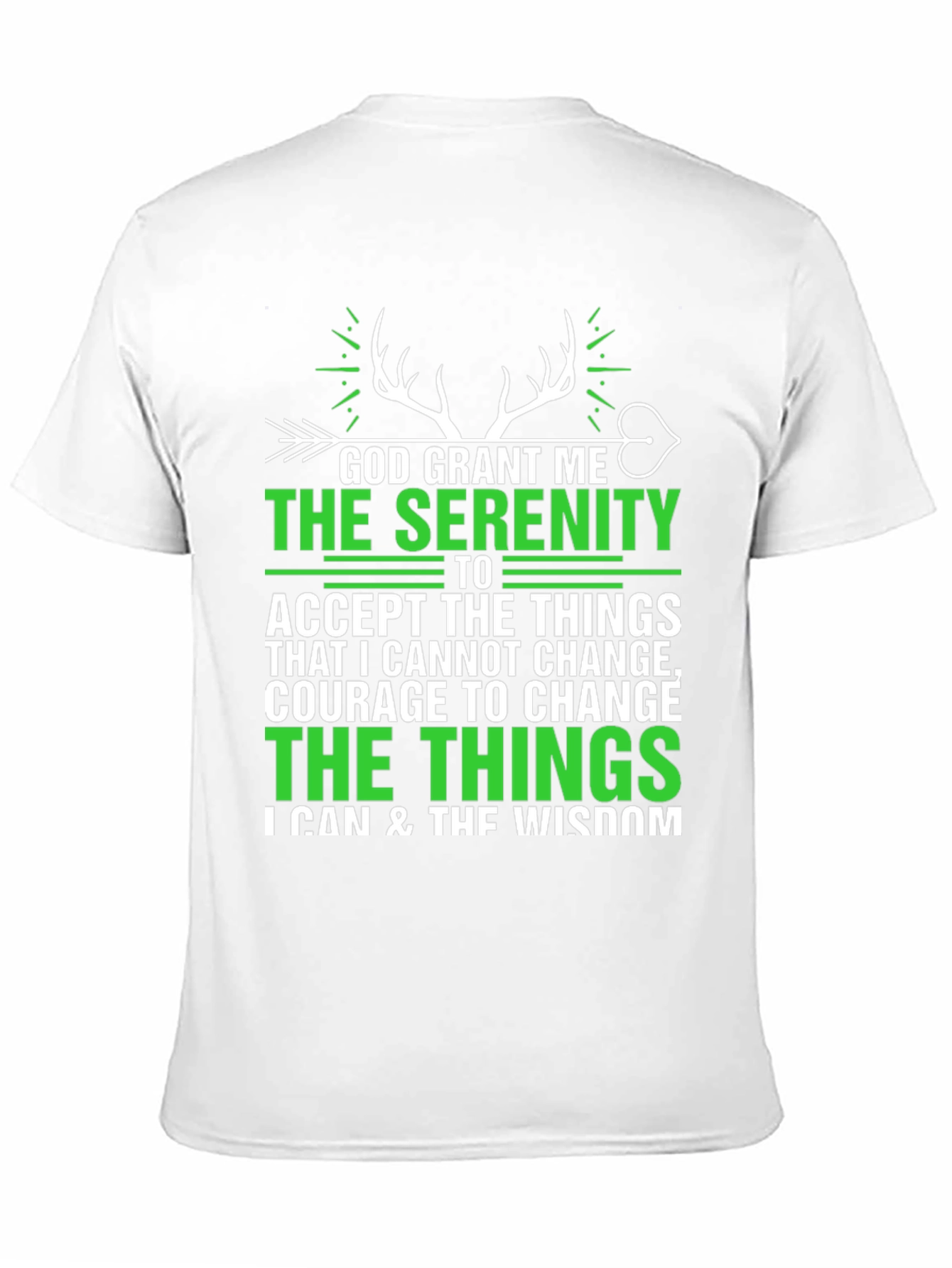 God Grant Me Serenity Graphic Tee