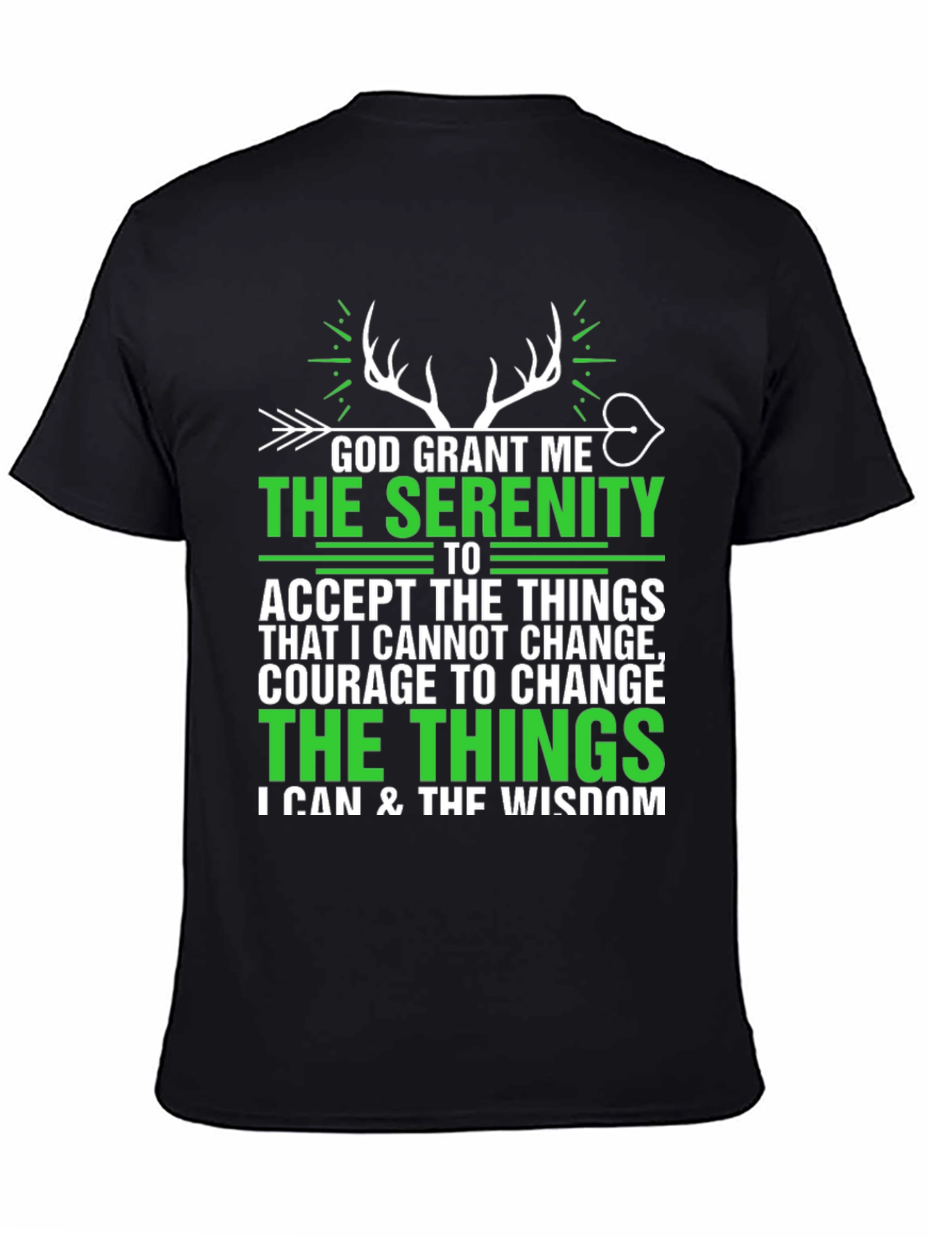 God Grant Me Serenity Graphic Tee