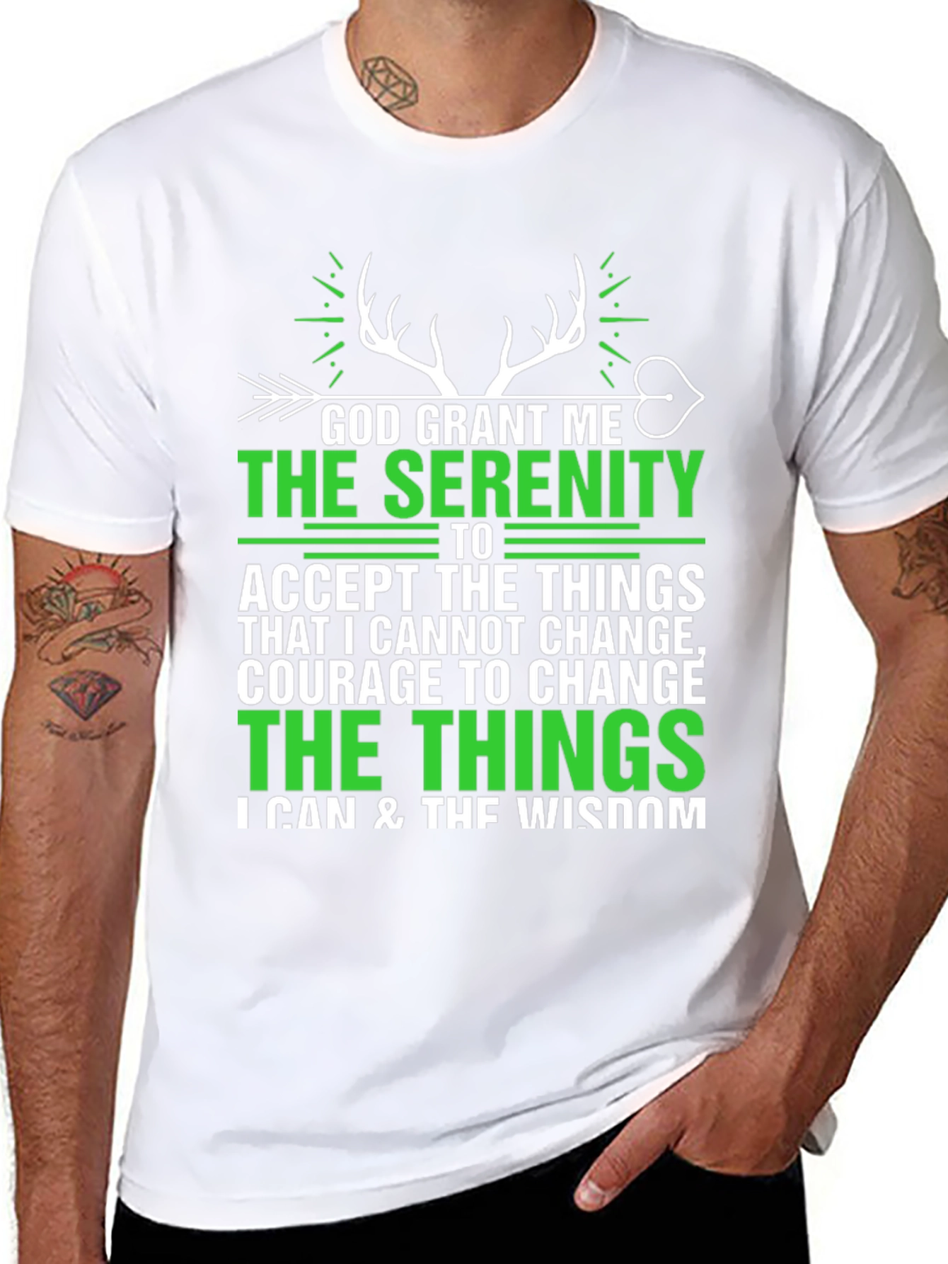 God Grant Me Serenity Graphic Tee