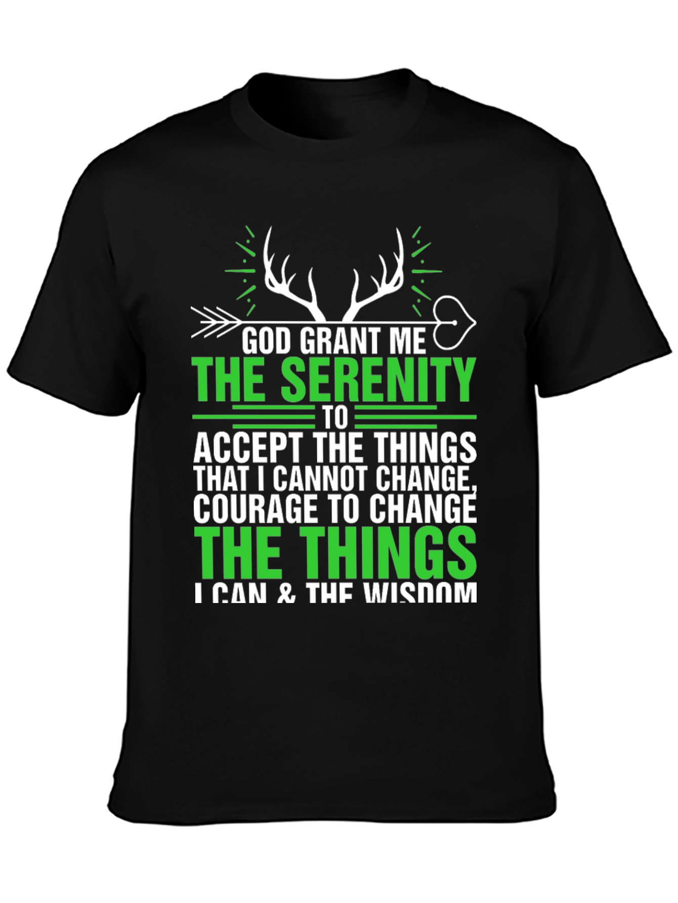 God Grant Me Serenity Graphic Tee