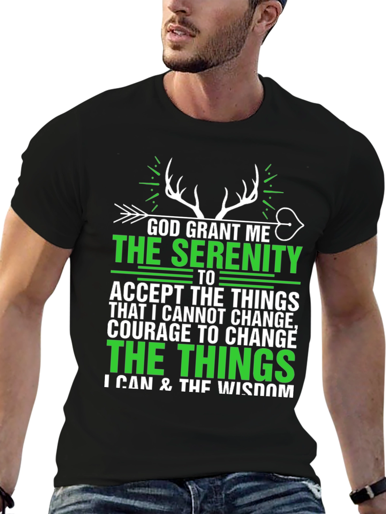 God Grant Me Serenity Graphic Tee