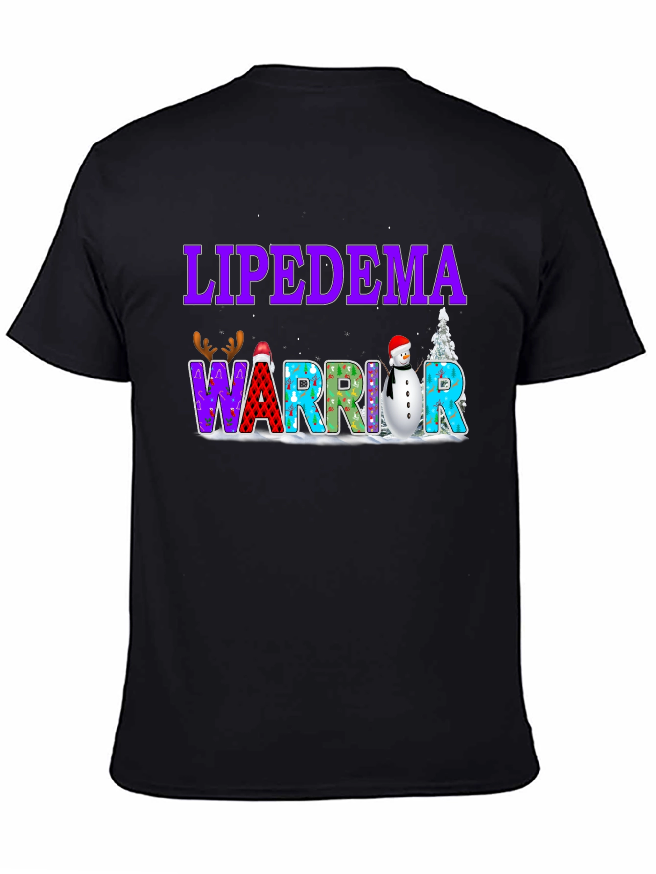 Lipedema Warrior Black T-Shirt