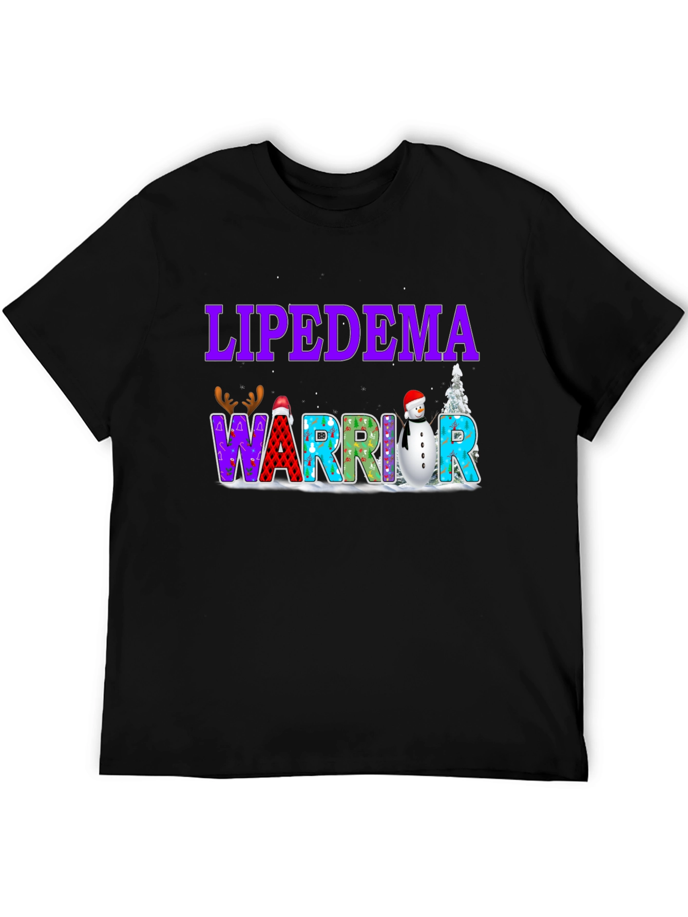 Lipedema Warrior Black T-Shirt
