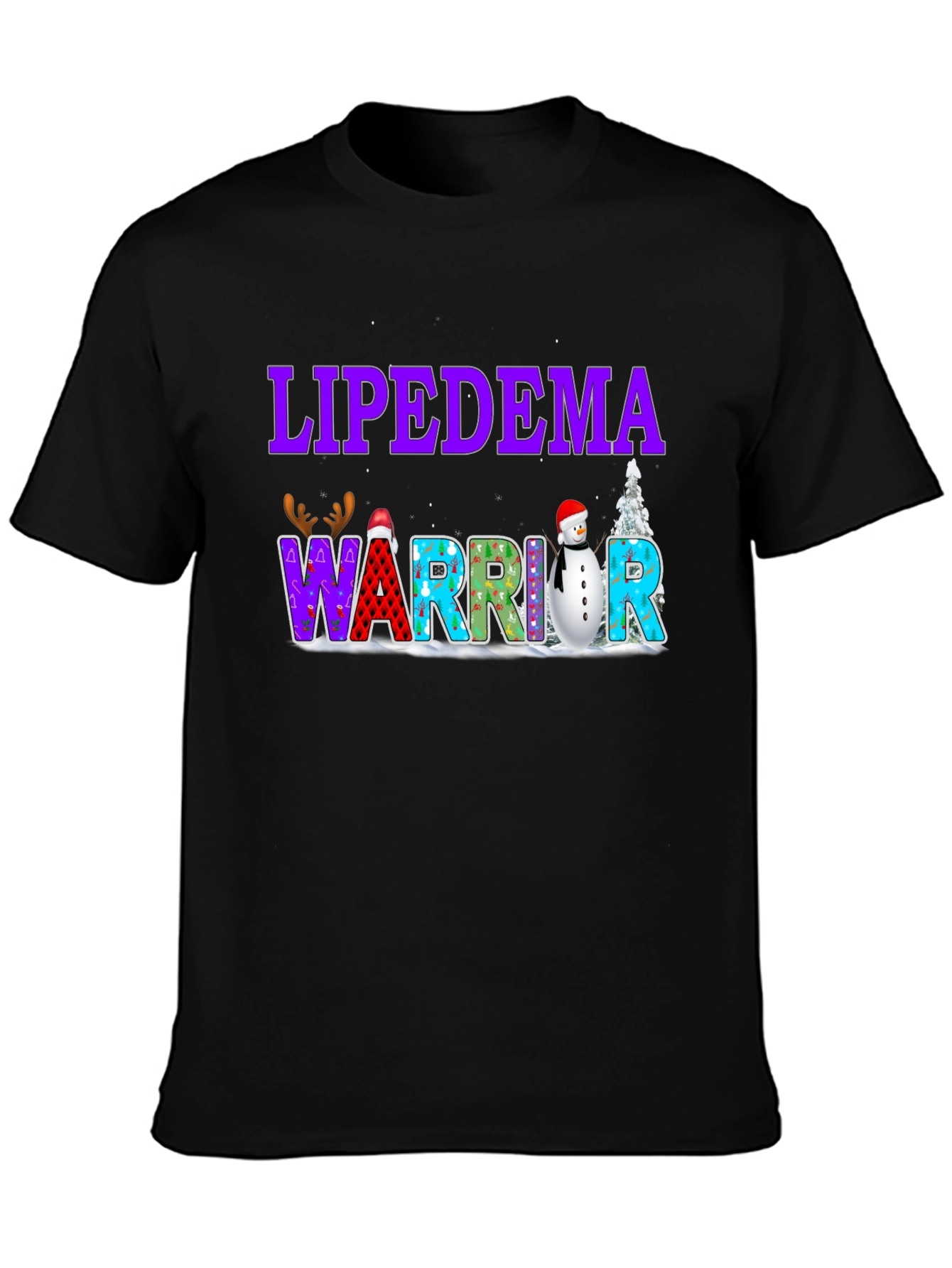 Lipedema Warrior Black T-Shirt