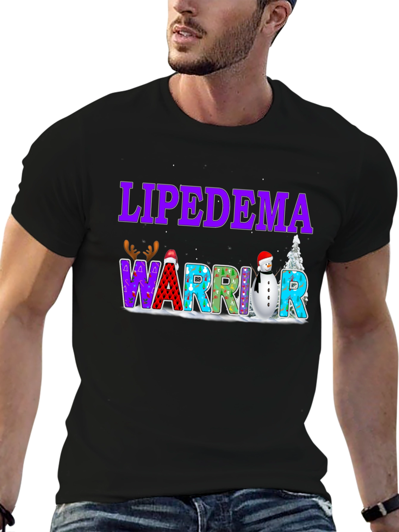 Lipedema Warrior Black T-Shirt