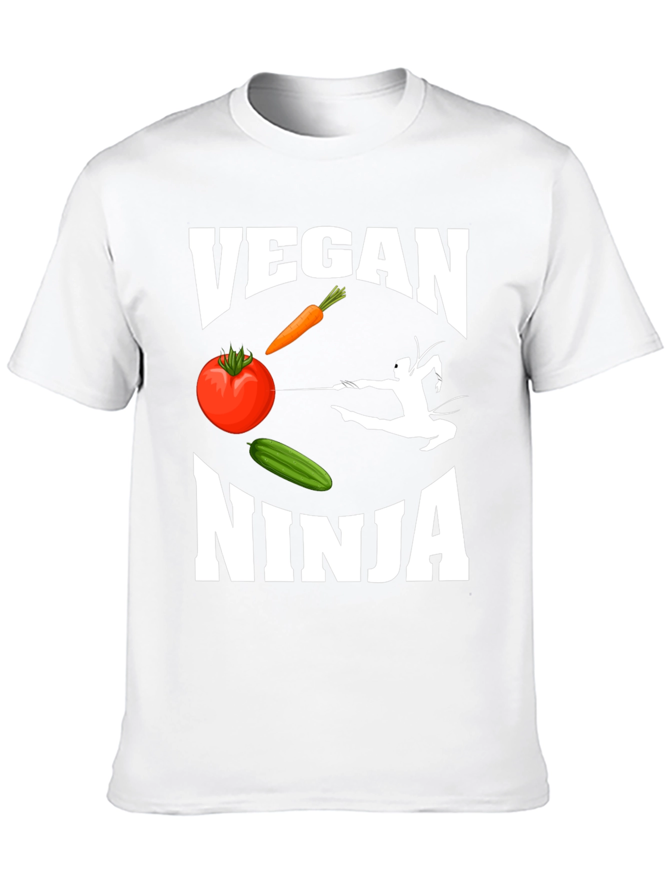 Vegan Ninja Graphic T-Shirt