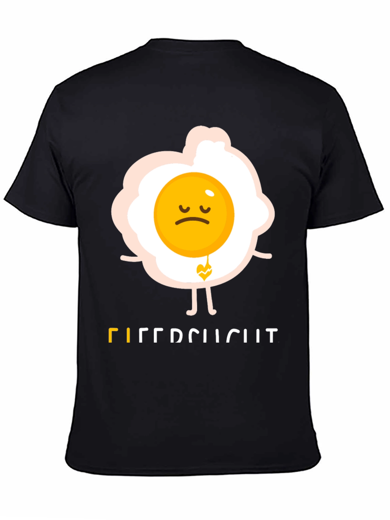 Sad Egg Graphic Tee - Unique Humor T-Shirt