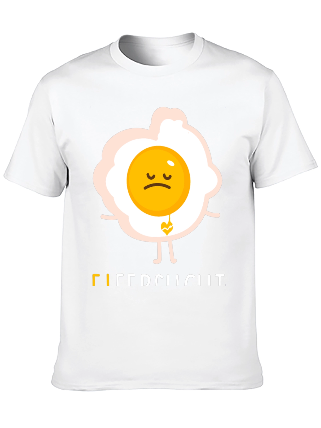 Sad Egg Graphic Tee - Unique Humor T-Shirt