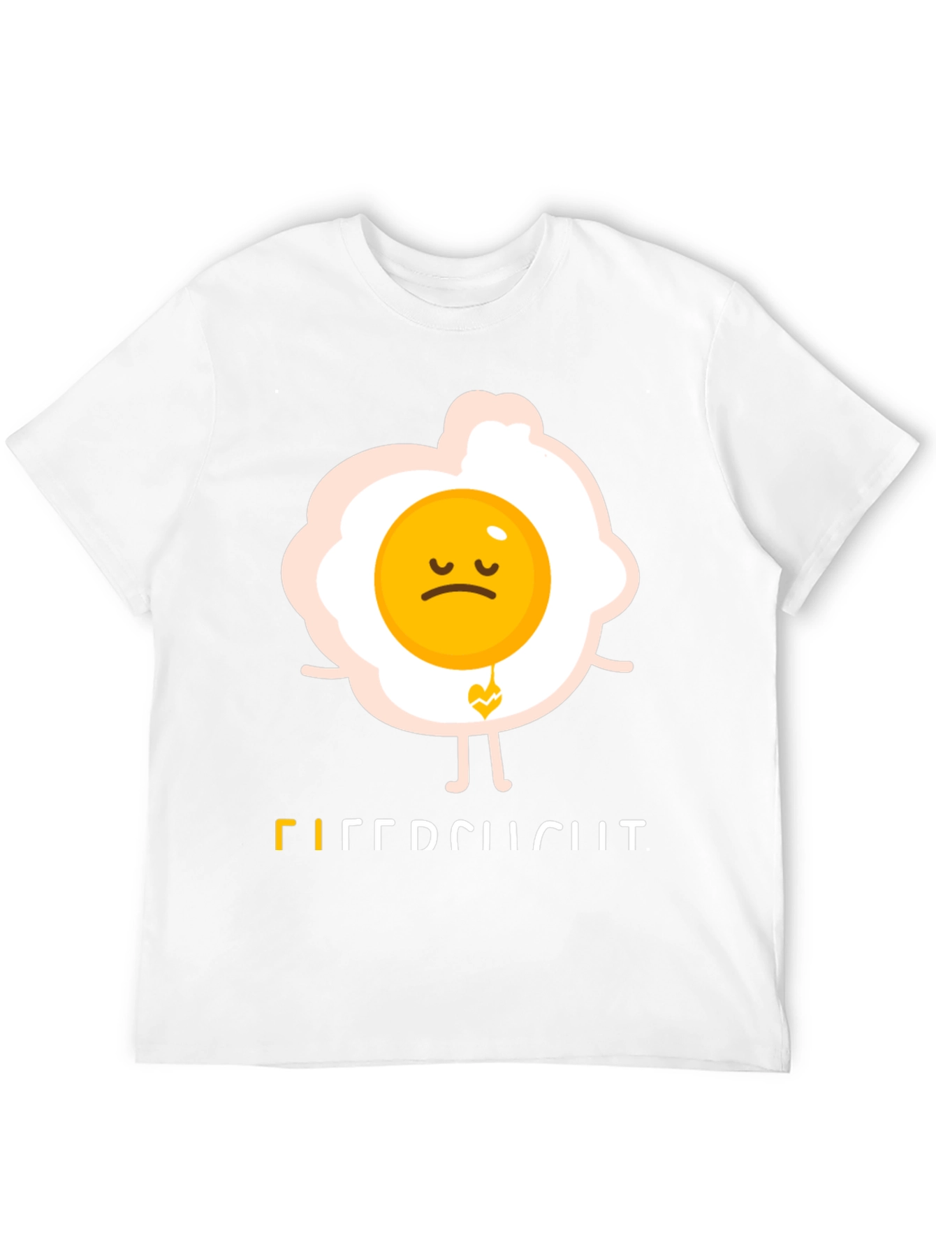 Sad Egg Graphic Tee - Unique Humor T-Shirt