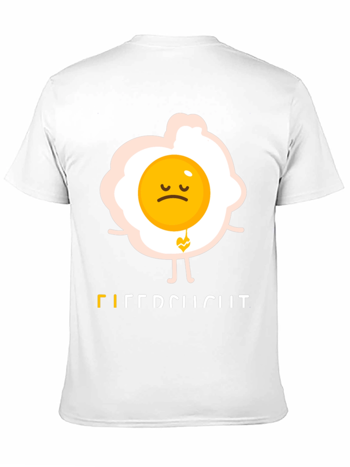 Sad Egg Graphic Tee - Unique Humor T-Shirt