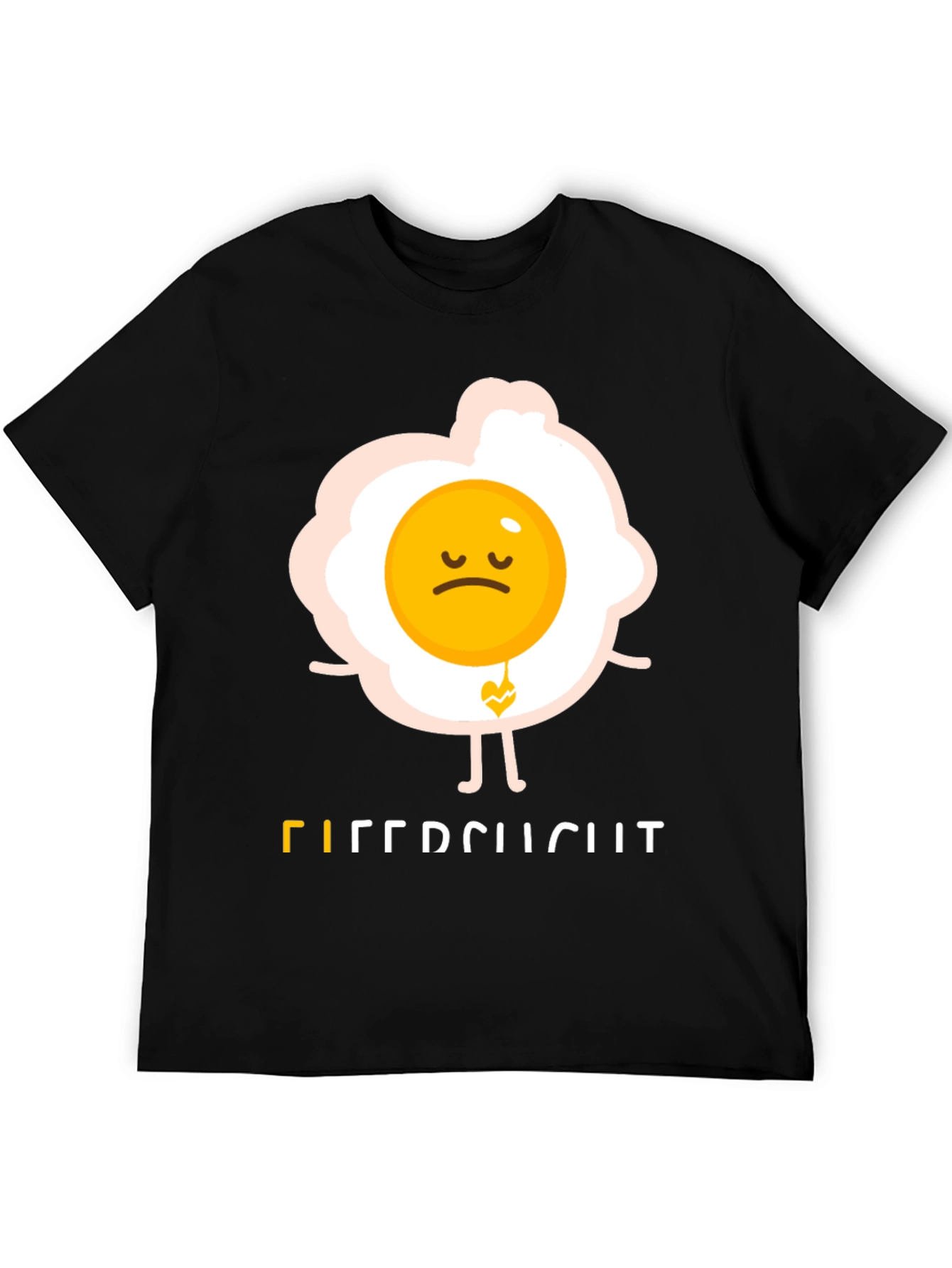 Sad Egg Graphic Tee - Unique Humor T-Shirt