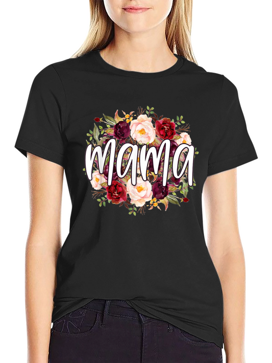 Mama Floral Graphic Tee - Stylish Mothers Day Gift