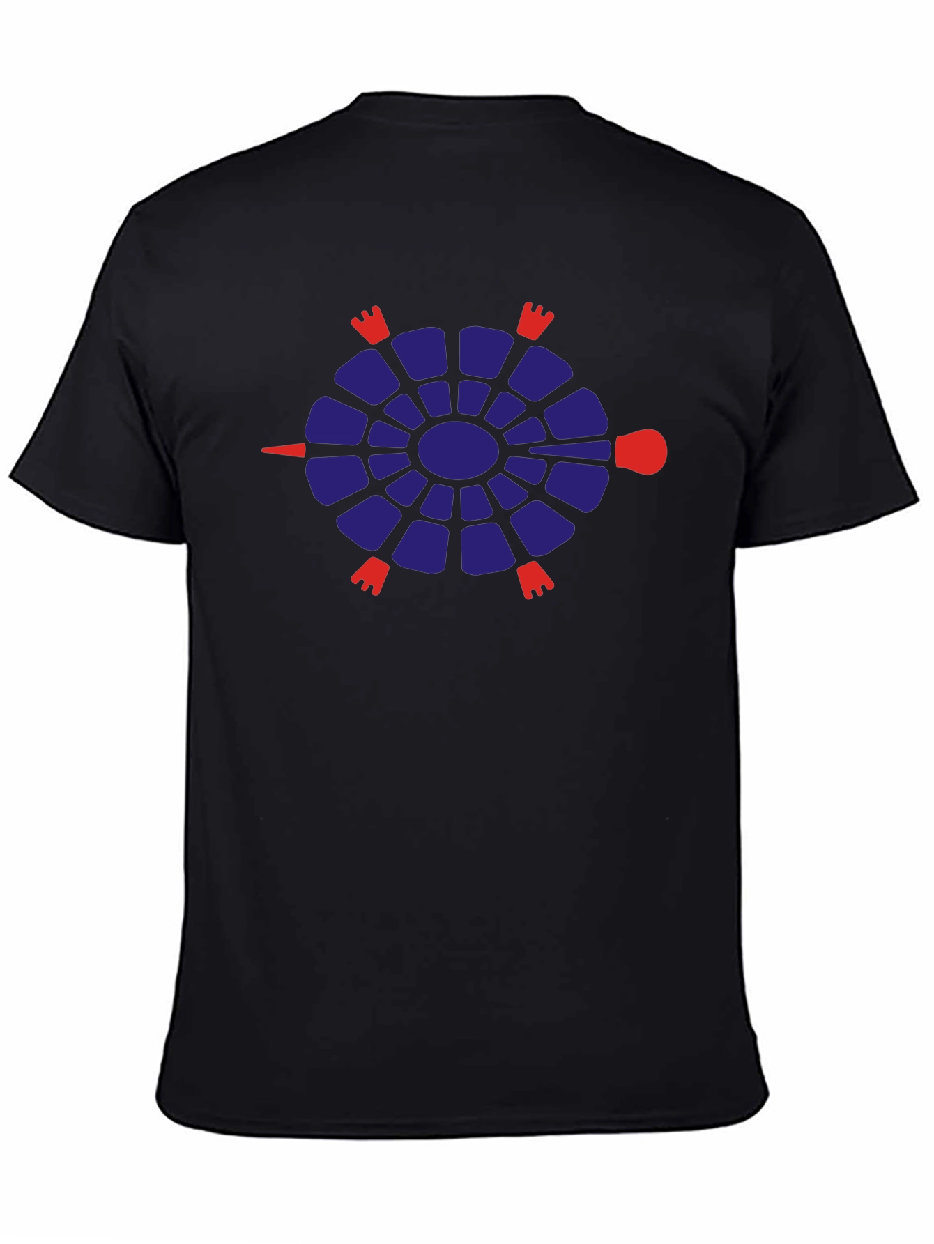 Cool Turtle Graphic Tee - Black Crewneck