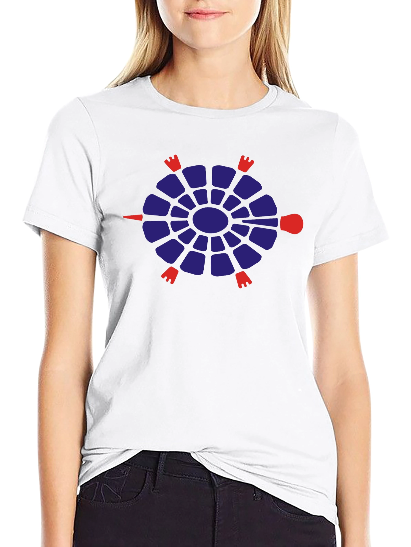 Cool Turtle Graphic Tee - Black Crewneck