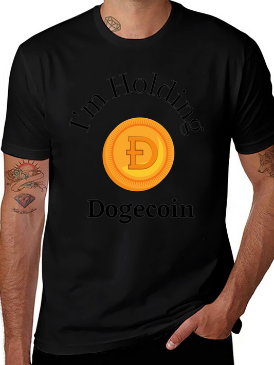 Im Holding Dogecoin Crypto Meme T-Shirt