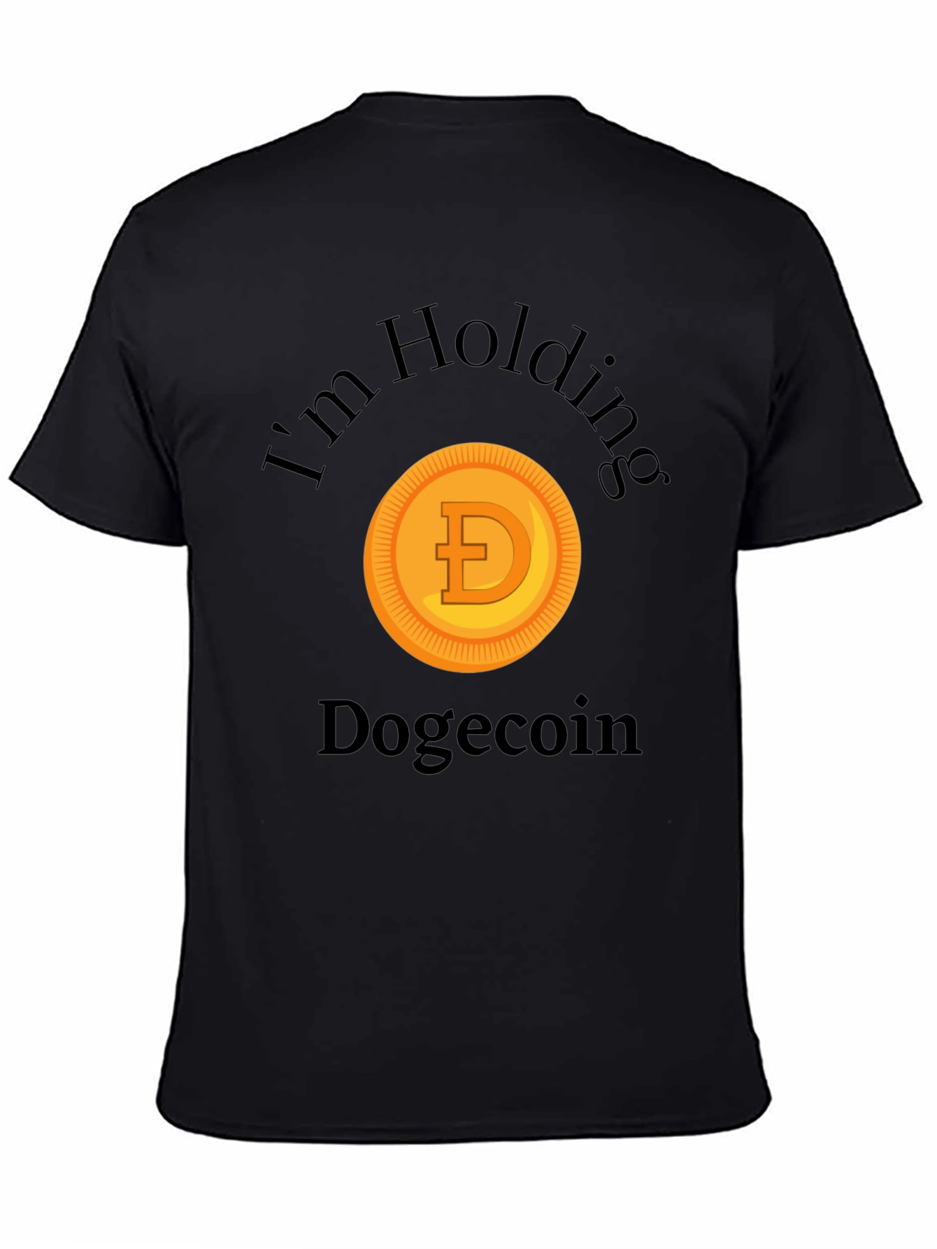 Im Holding Dogecoin Crypto Meme T-Shirt