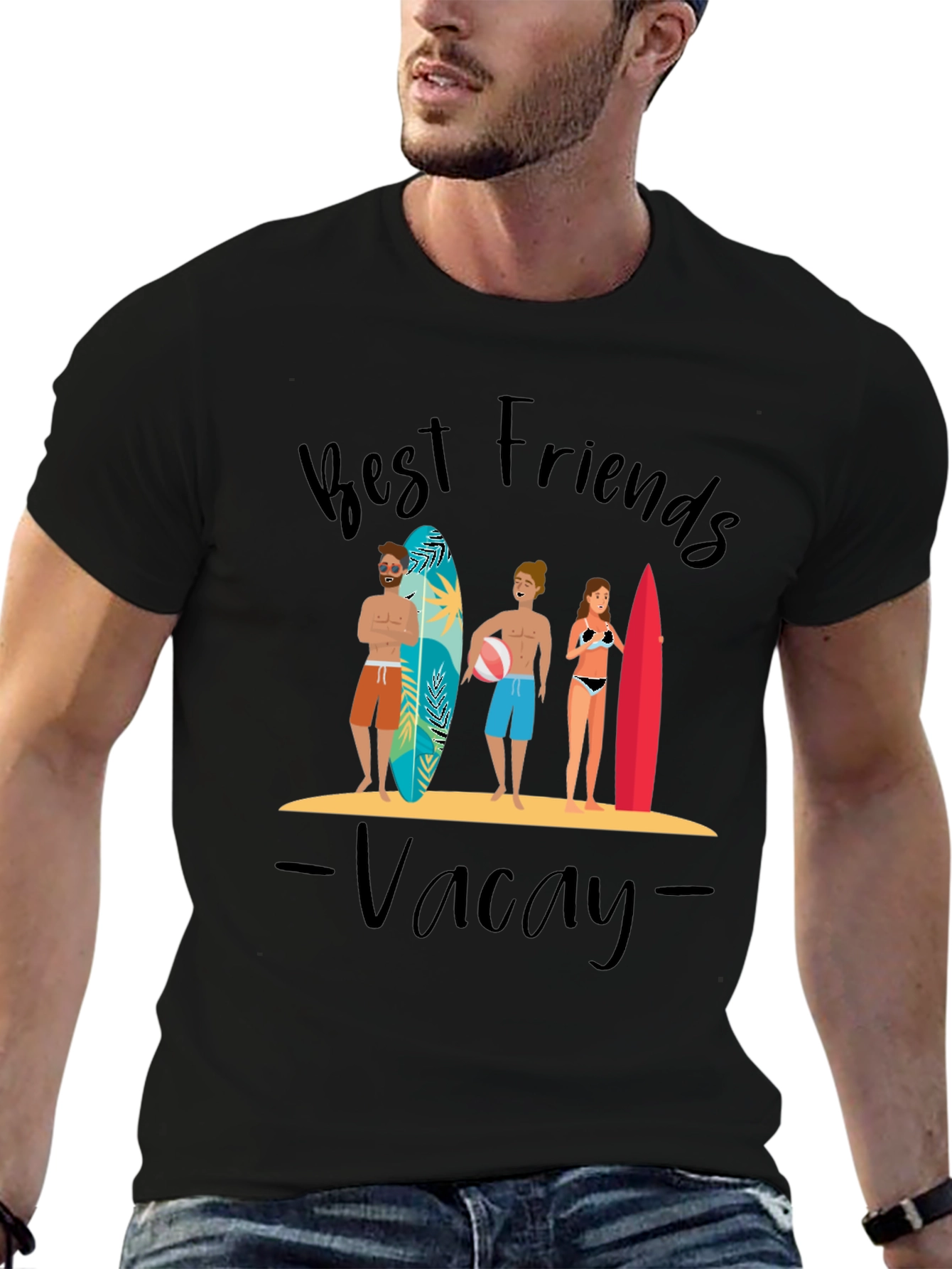 Best Friends Vacay Graphic Tee