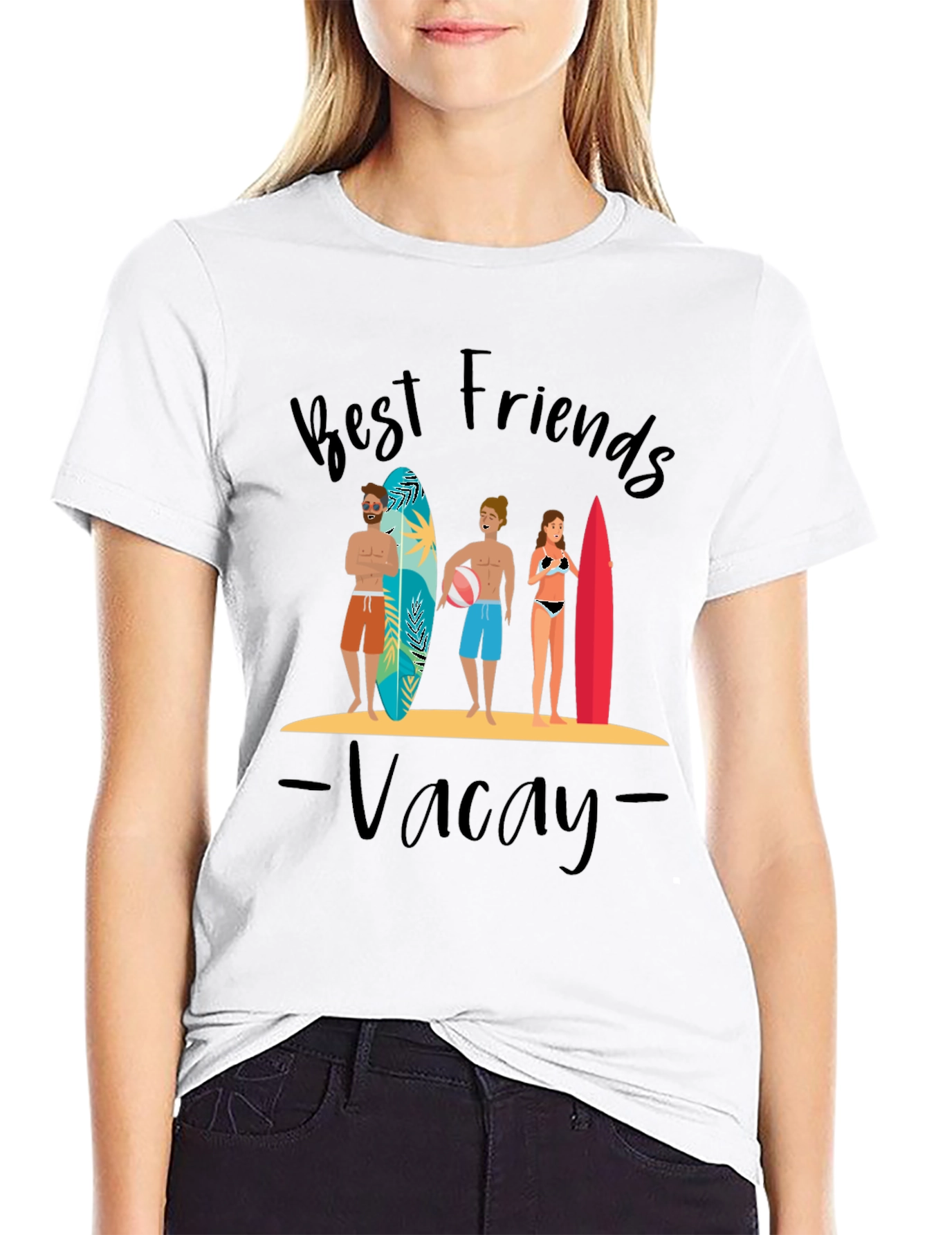 Best Friends Vacay Graphic Tee