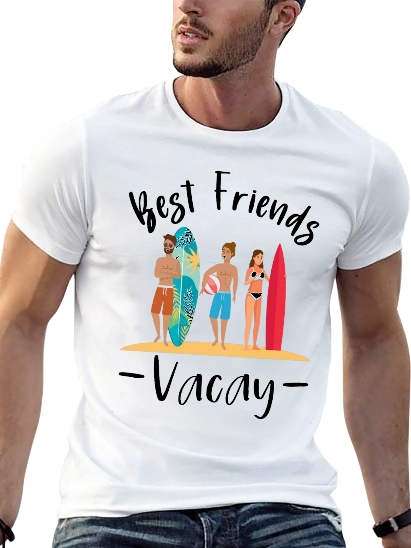 Best Friends Vacay Graphic Tee