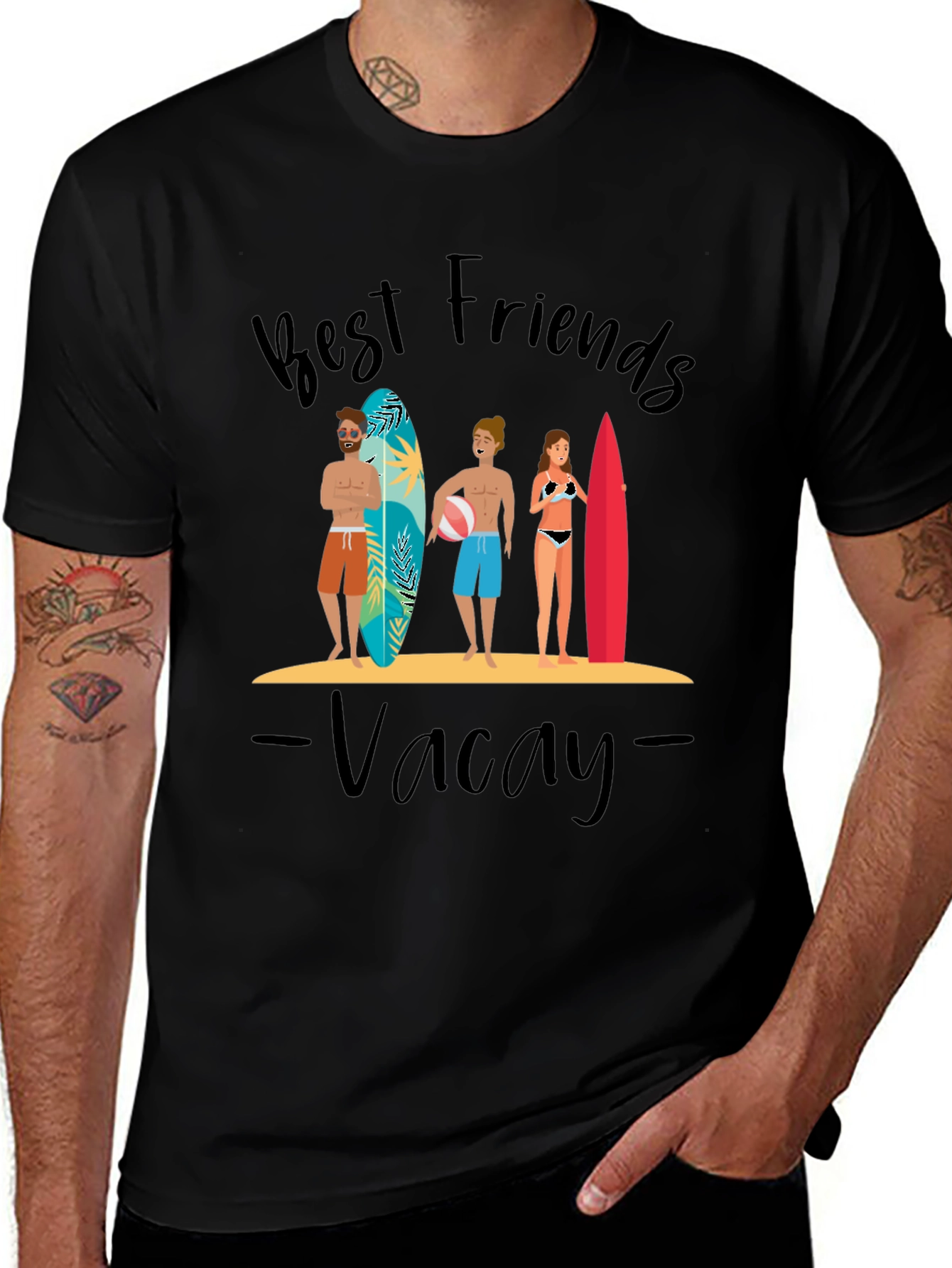 Best Friends Vacay Graphic Tee