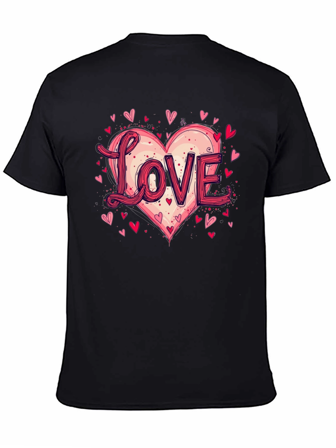 Love Heart Graphic Tee - Valentines Day