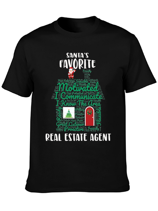 Santas Favorite Real Estate Agent Tee