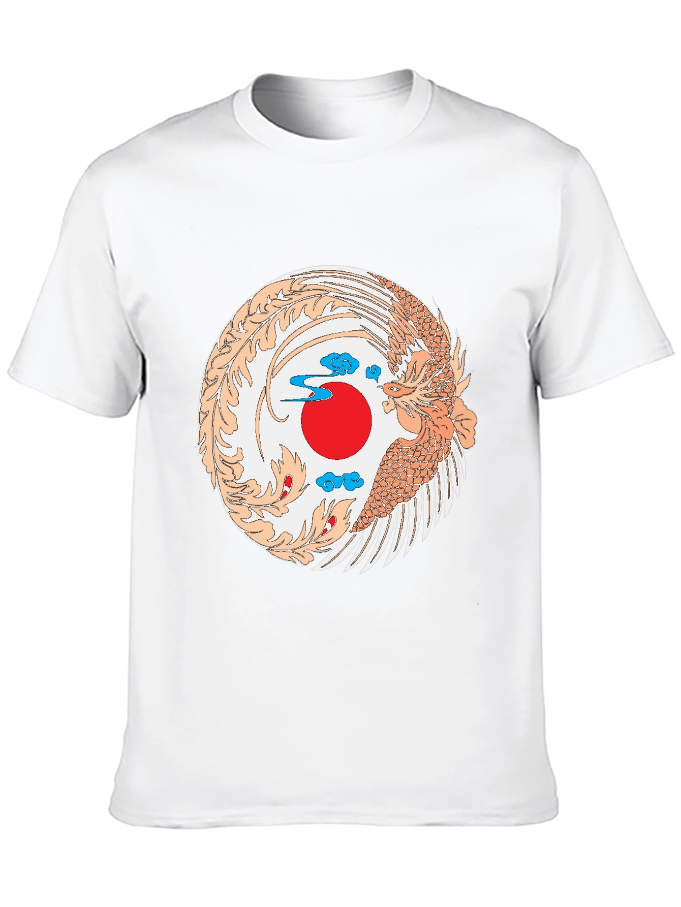 Phoenix Graphic Black T-Shirt - Unique Design