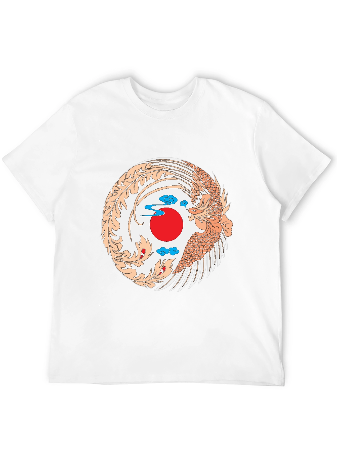 Phoenix Graphic Black T-Shirt - Unique Design