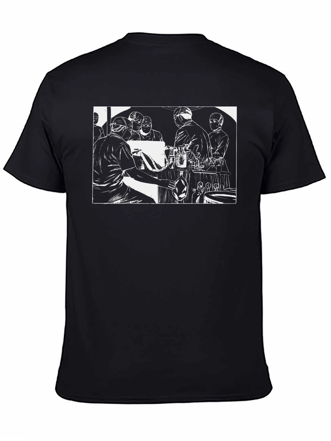 Surgeon Team Graphic Black T-Shirt