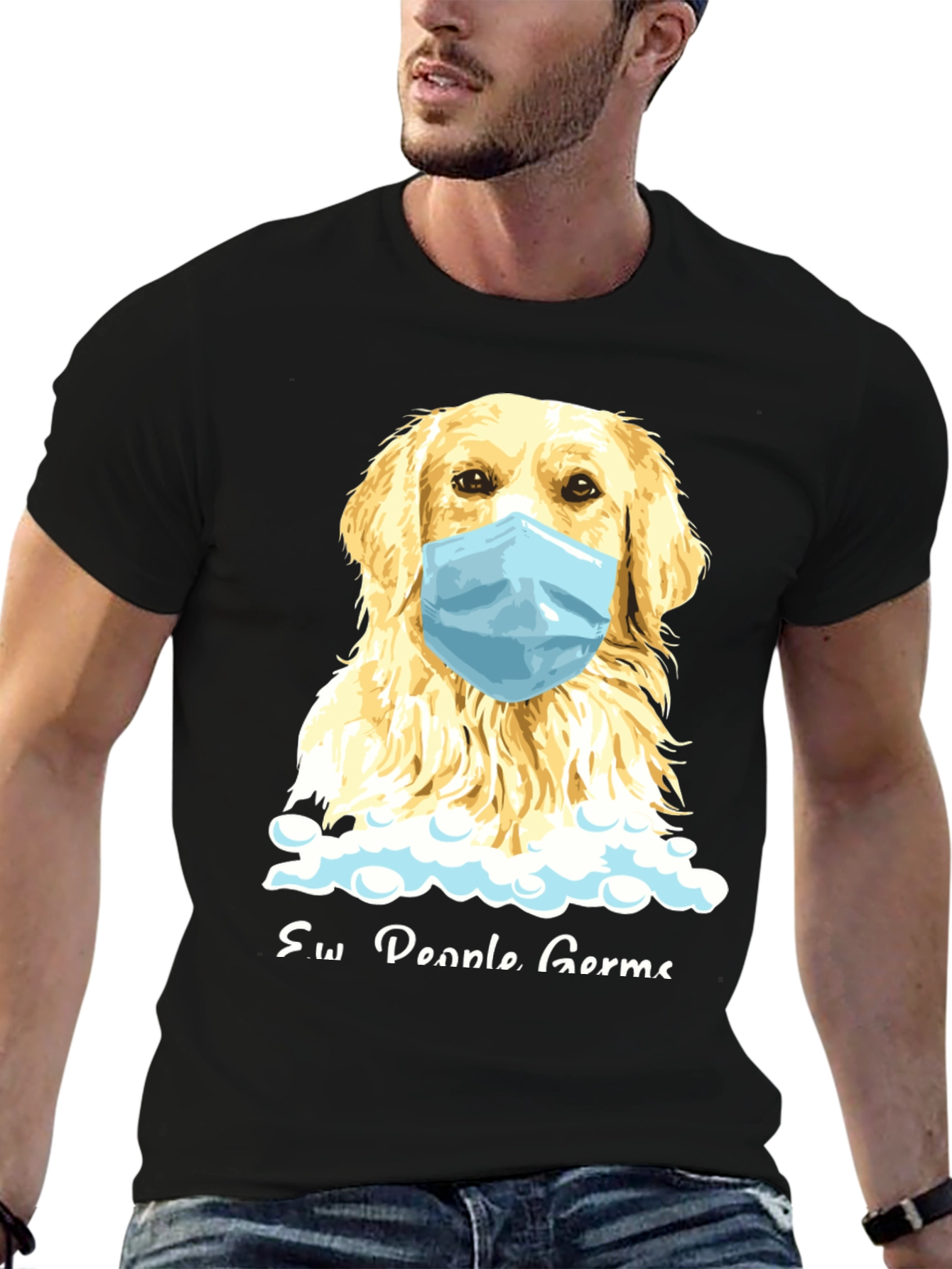 Ew People Germs Dog T-Shirt