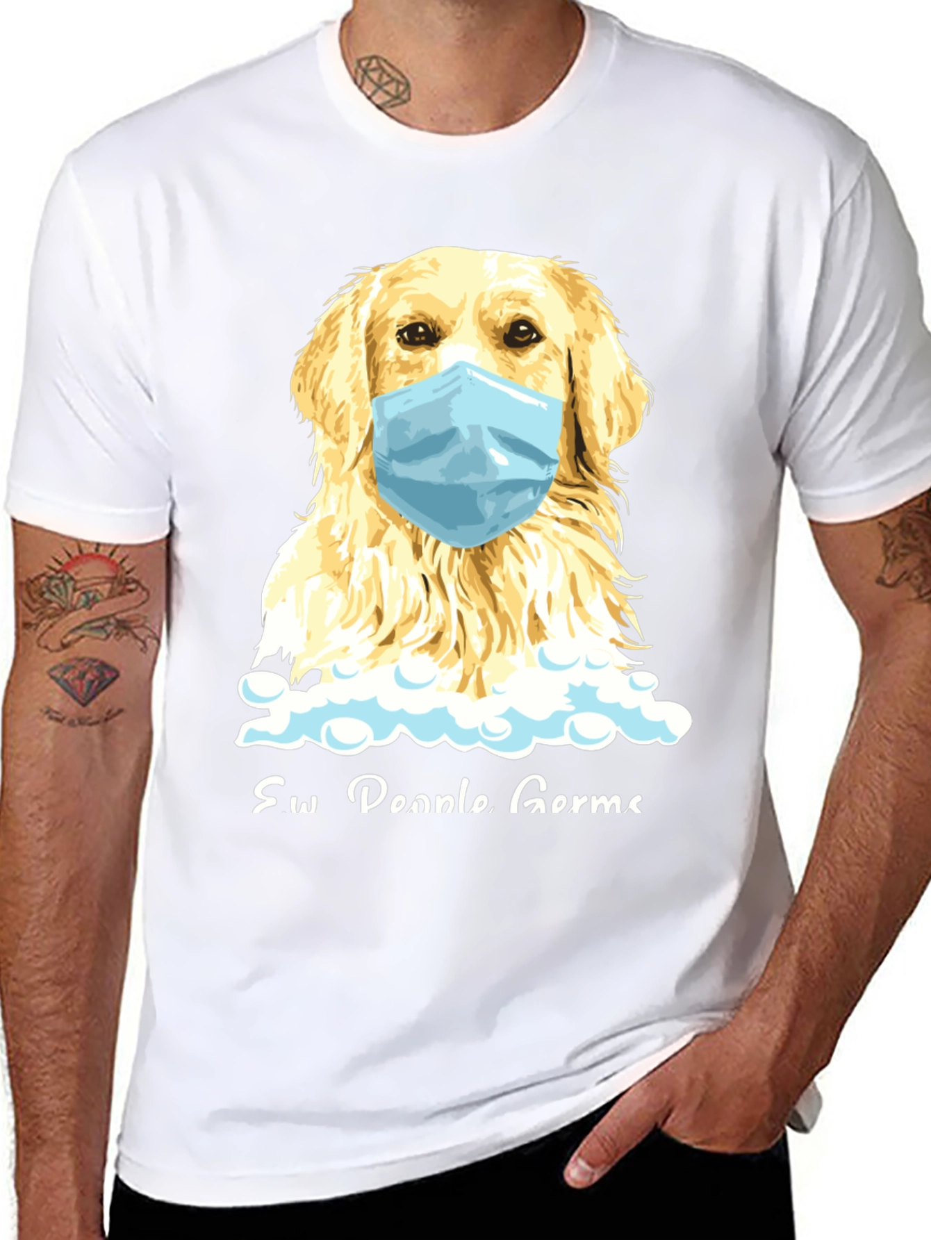 Ew People Germs Dog T-Shirt