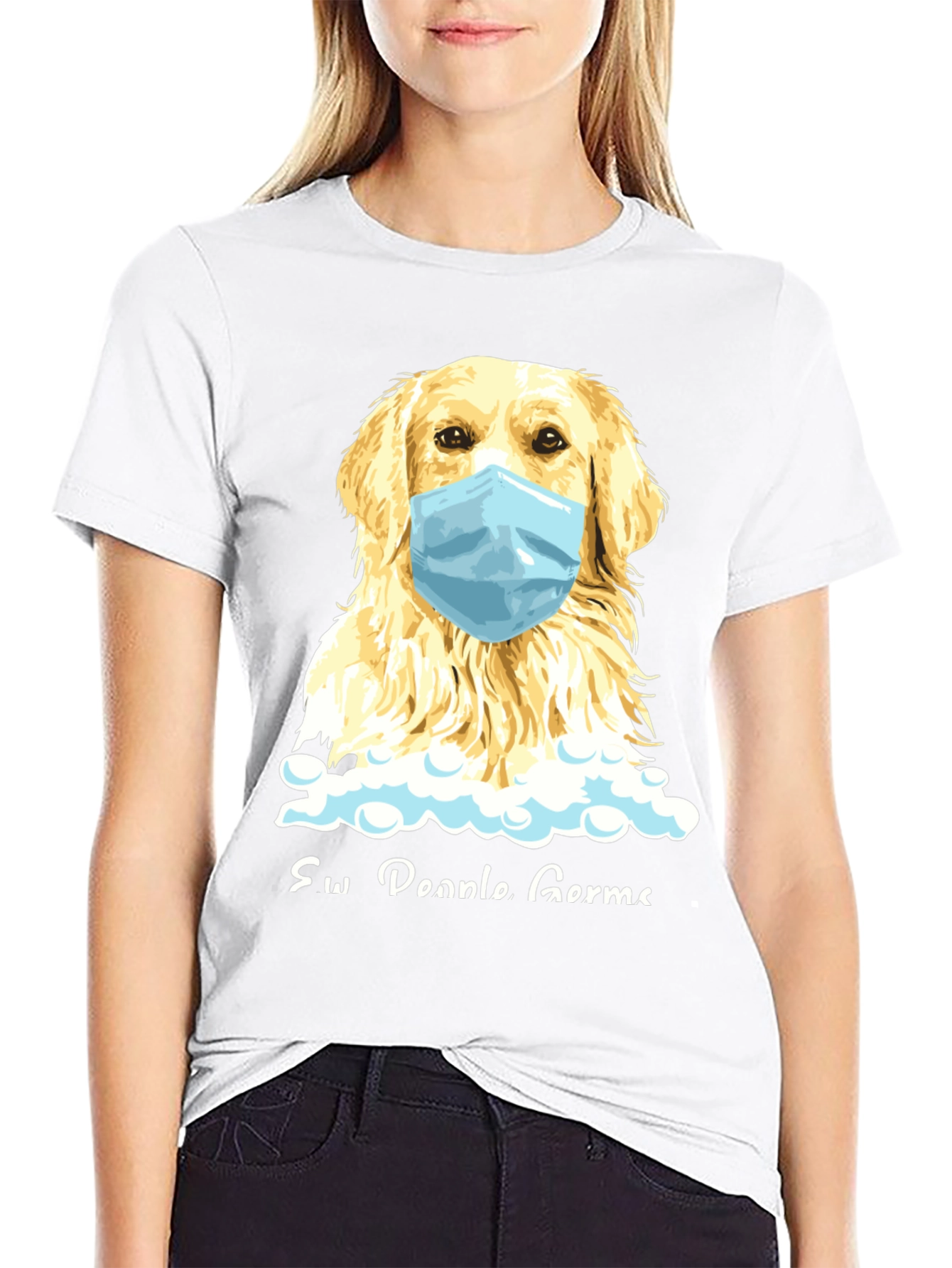 Ew People Germs Dog T-Shirt