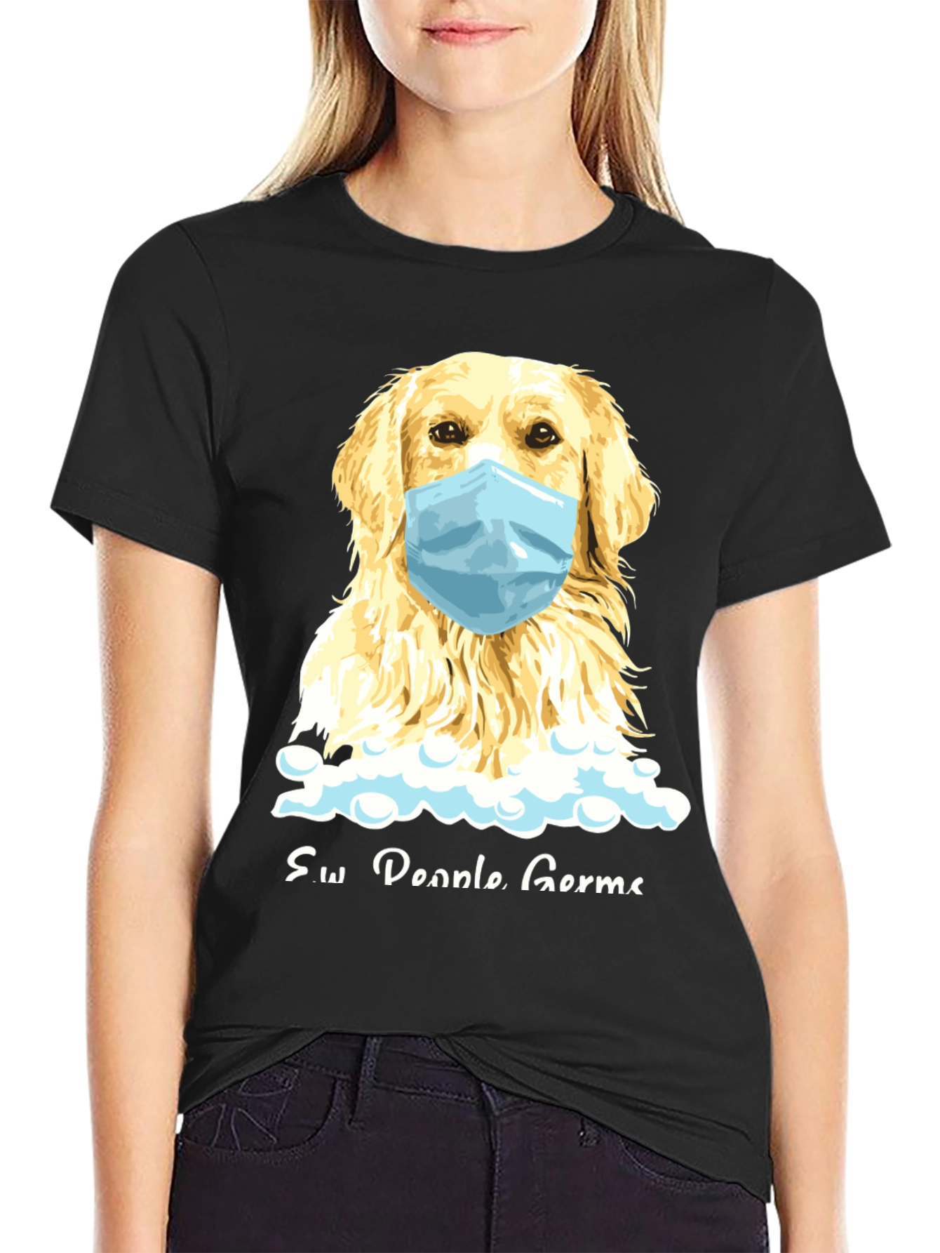 Ew People Germs Dog T-Shirt