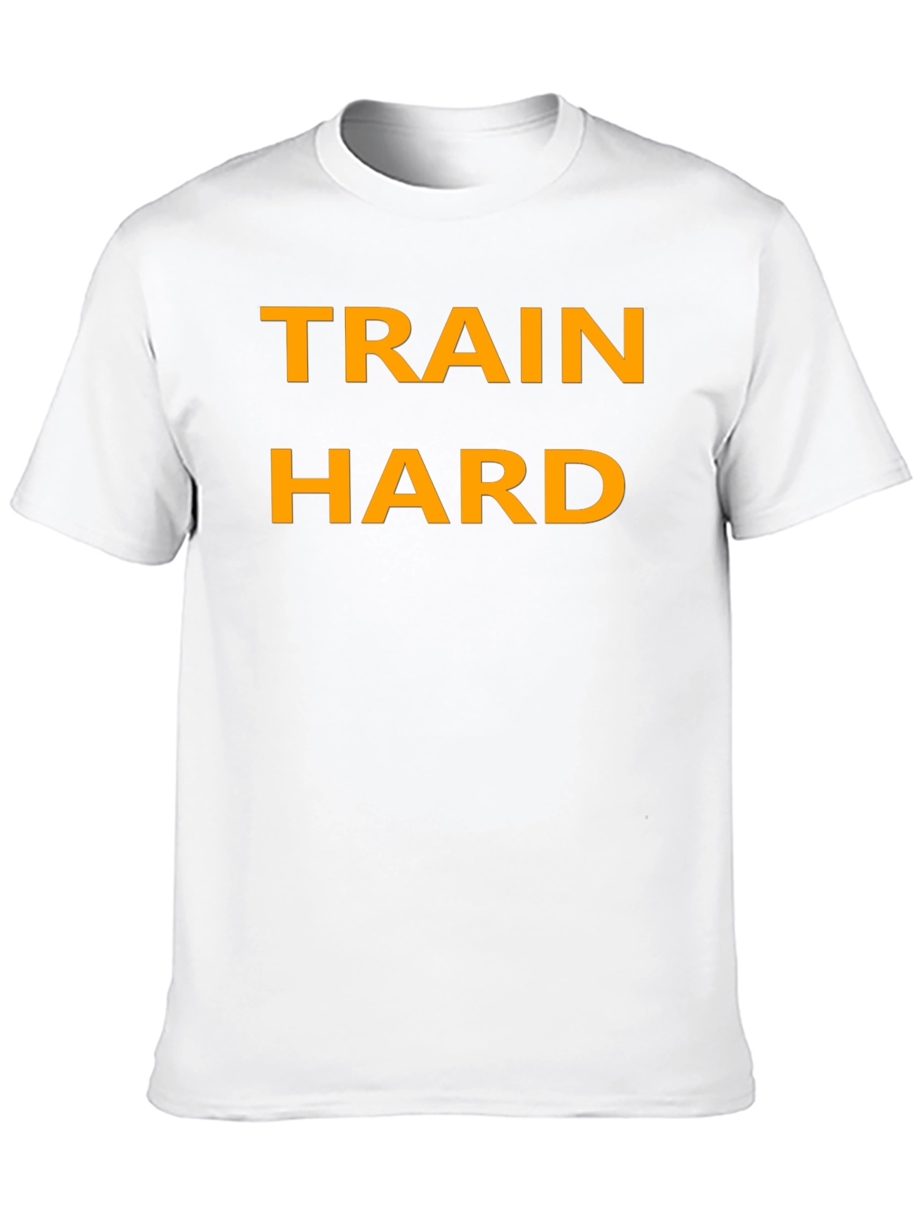 Train Hard Black T-Shirt - Motivational Fitness Apparel