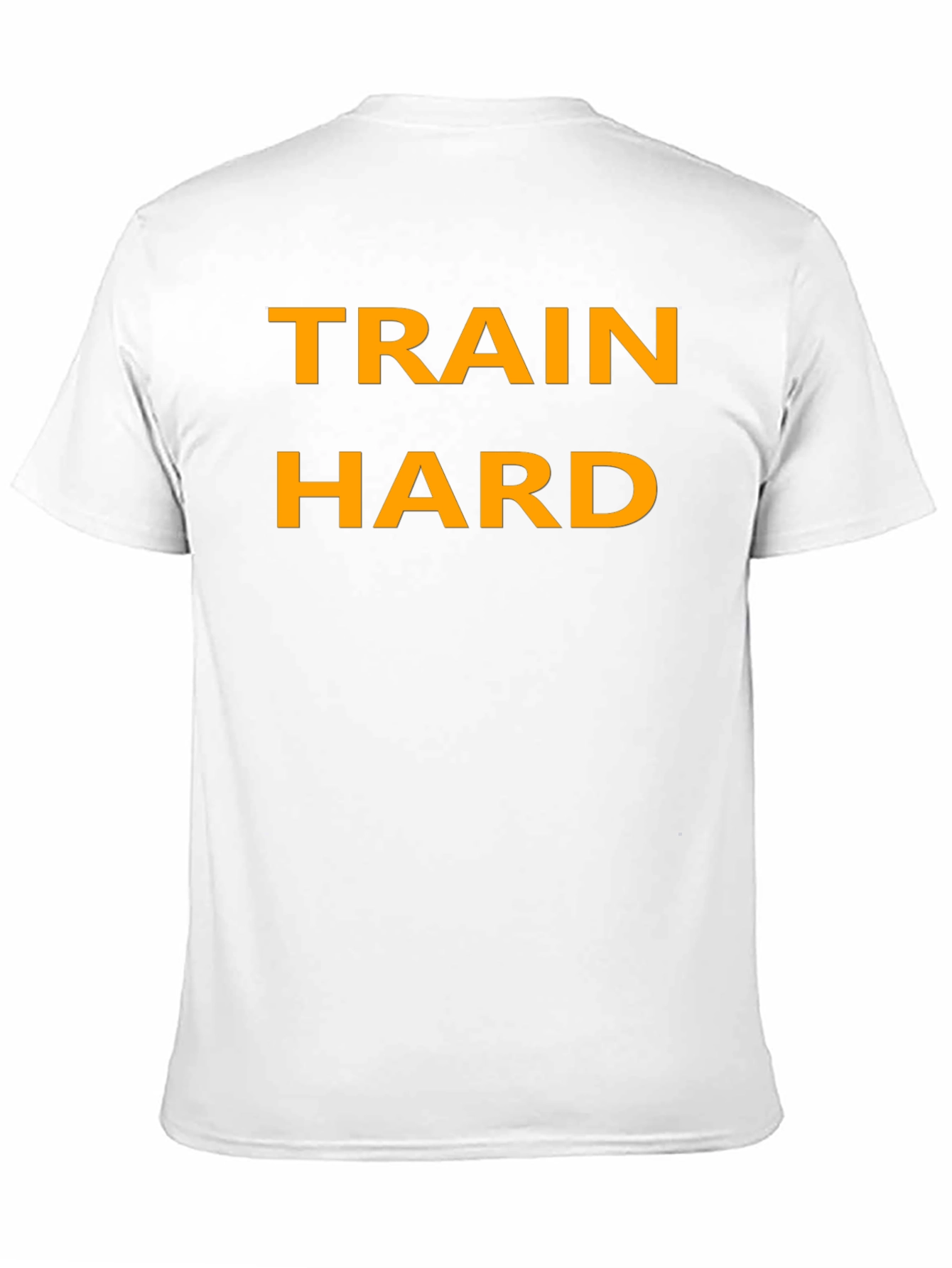 Train Hard Black T-Shirt - Motivational Fitness Apparel