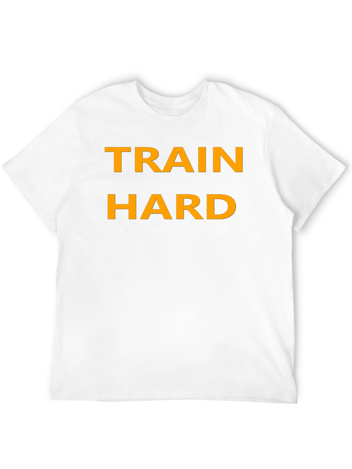 Train Hard Black T-Shirt - Motivational Fitness Apparel