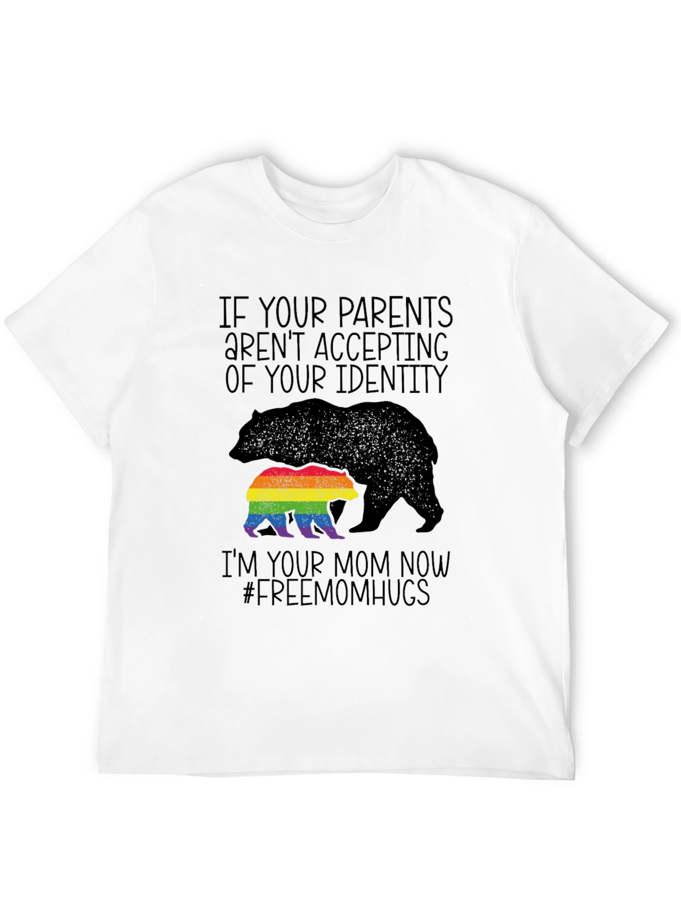 Supportive Bear Mom LGBT Pride T-Shirt
