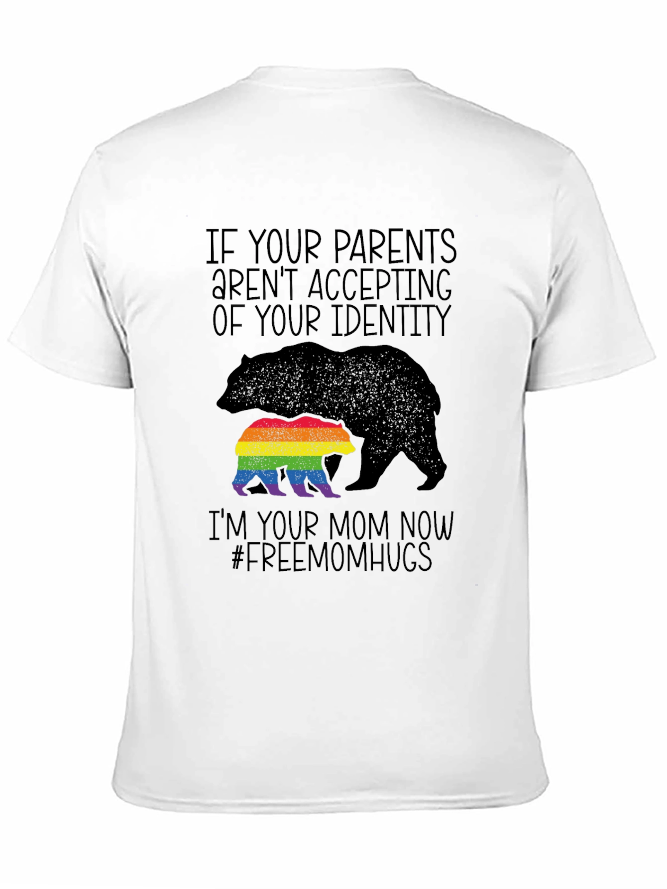 Supportive Bear Mom LGBT Pride T-Shirt