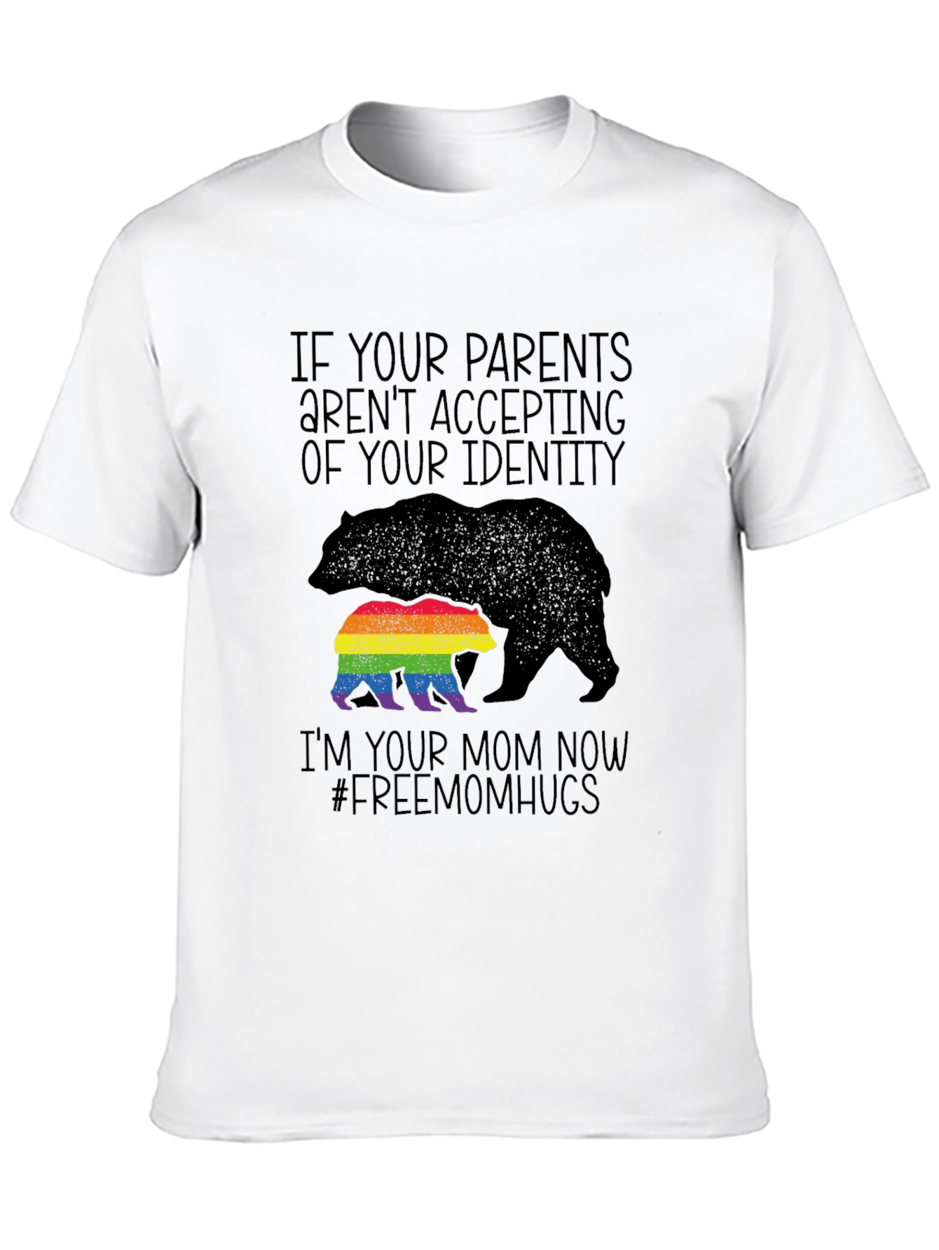 Supportive Bear Mom LGBT Pride T-Shirt