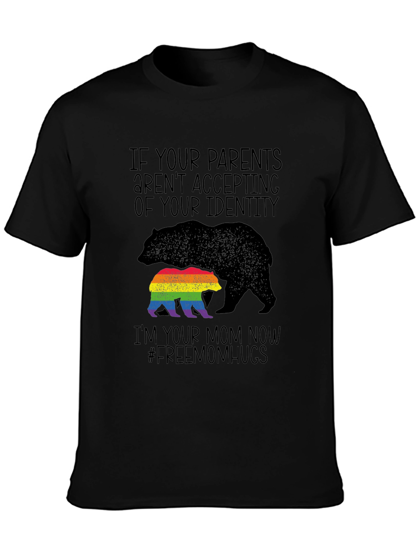 Supportive Bear Mom LGBT Pride T-Shirt