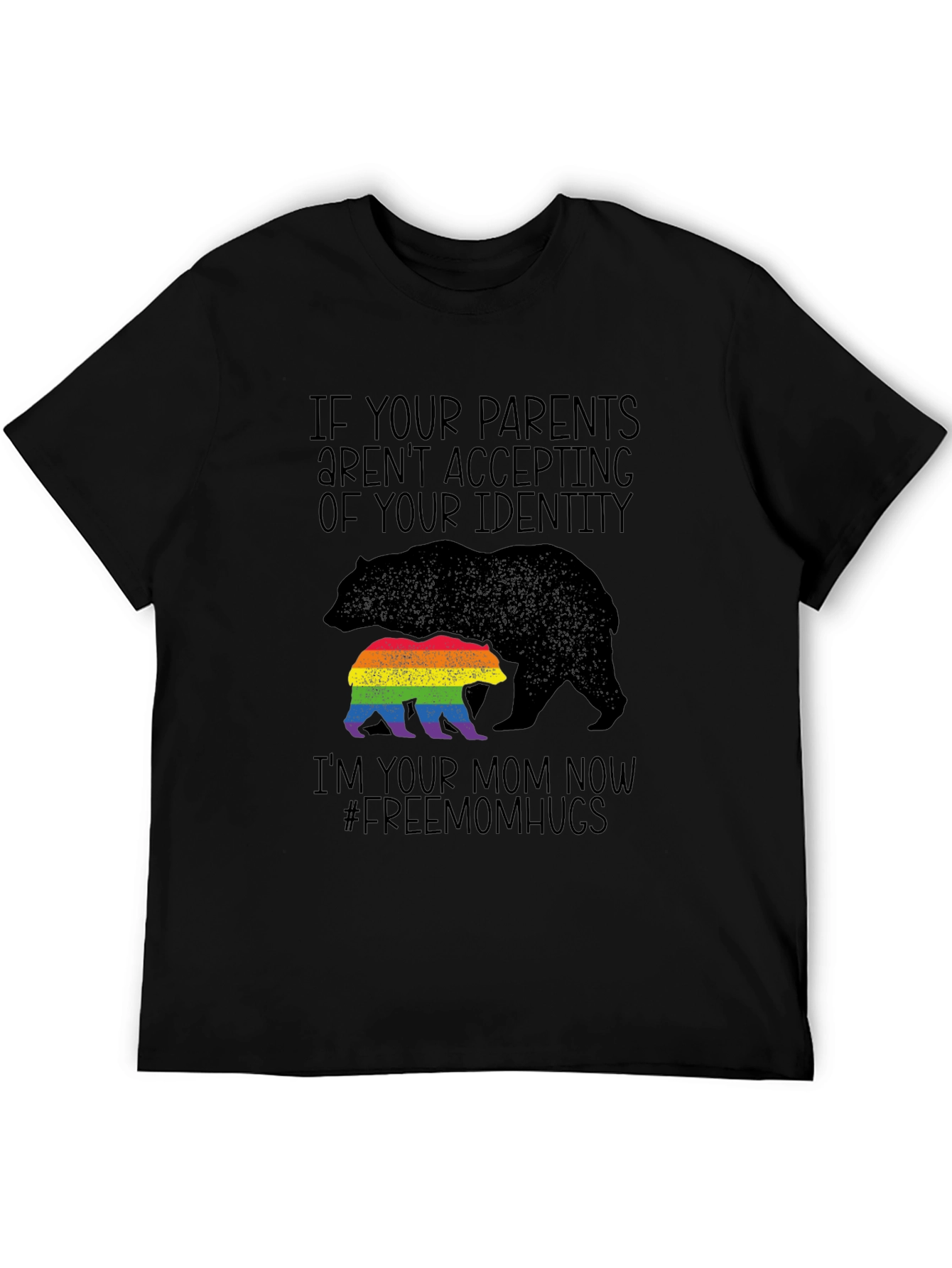 Supportive Bear Mom LGBT Pride T-Shirt
