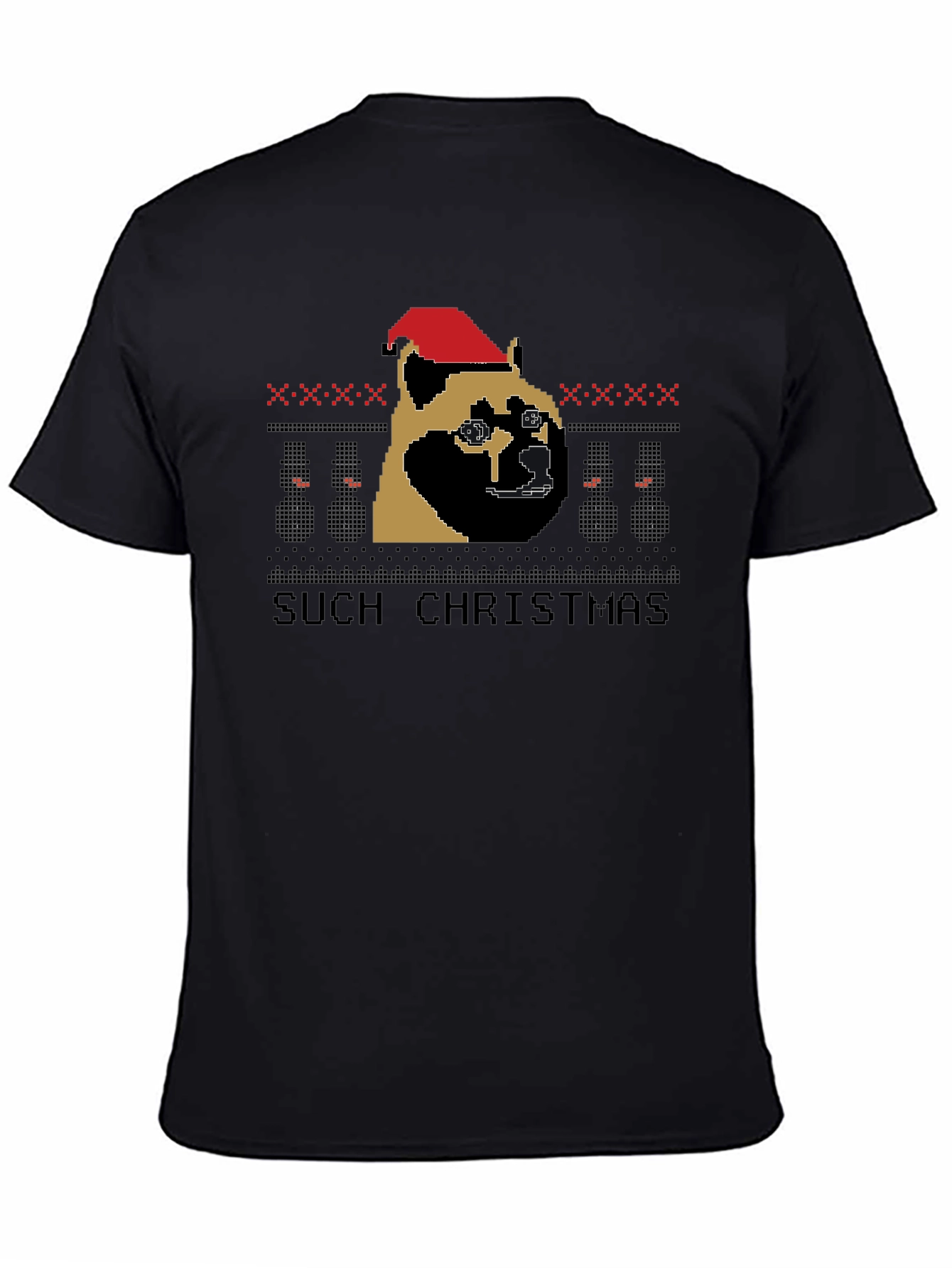 Doge Christmas T-Shirt Such Holiday Festive Top