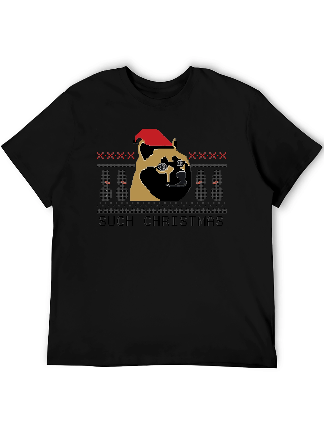 Doge Christmas T-Shirt Such Holiday Festive Top
