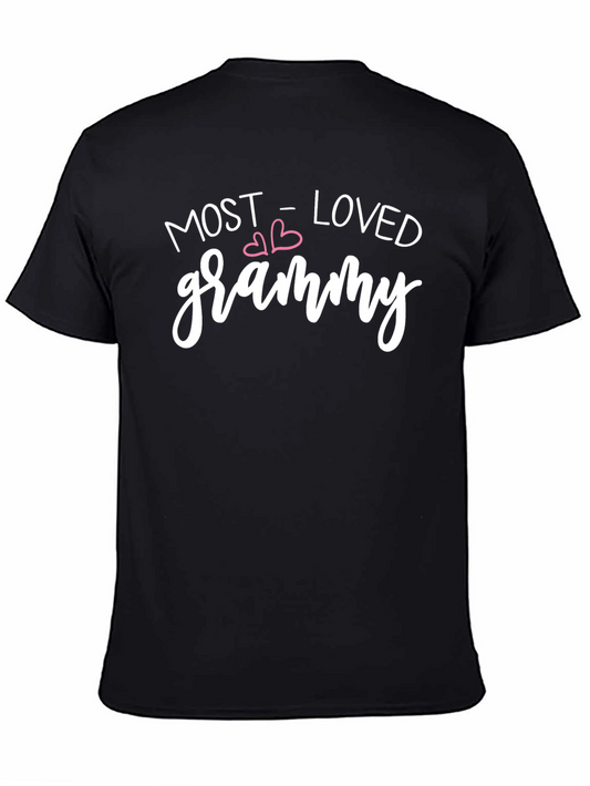 Most Loved Grammy Black T-Shirt
