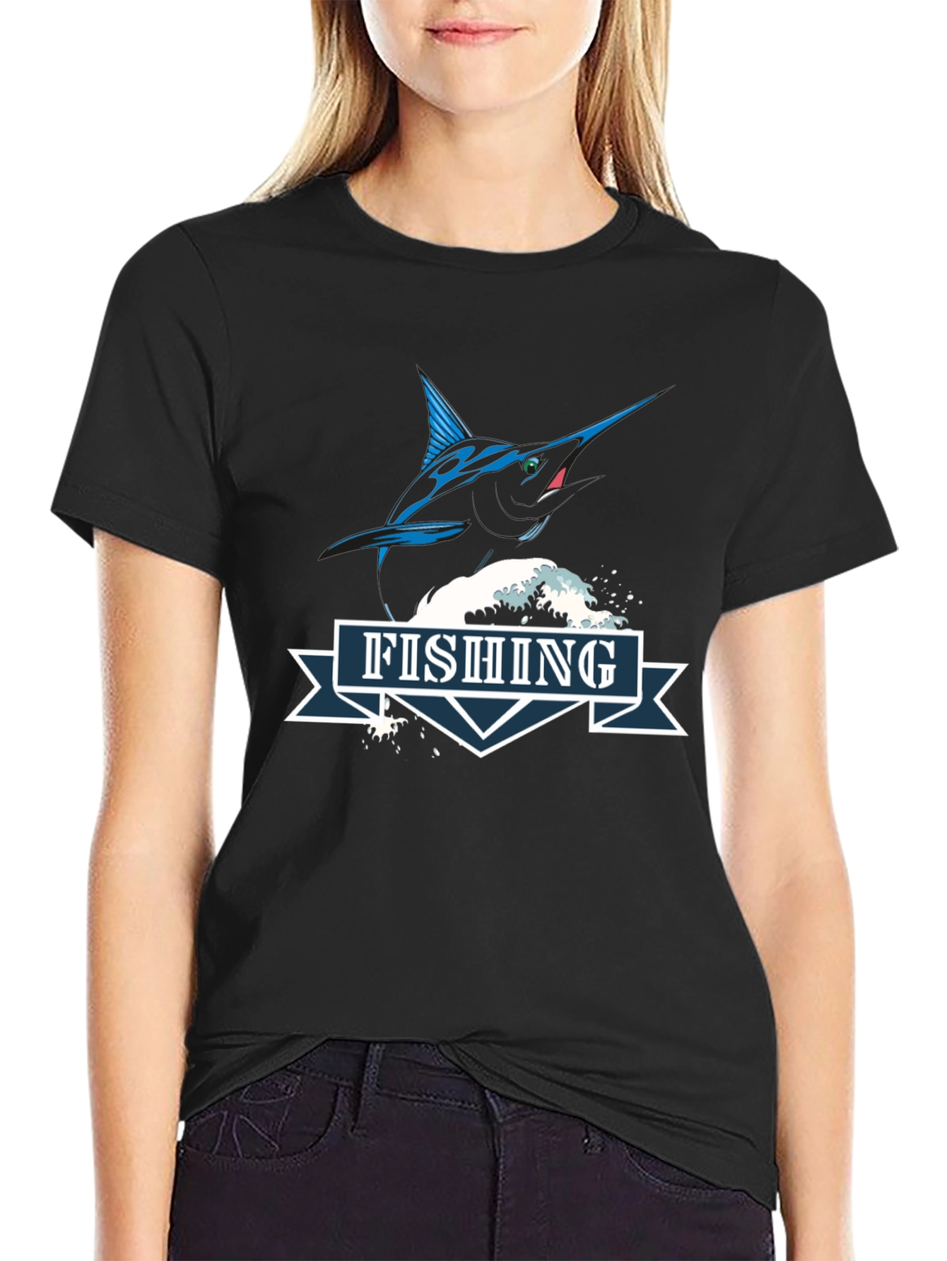 Fishing T-Shirt - Marlin Design