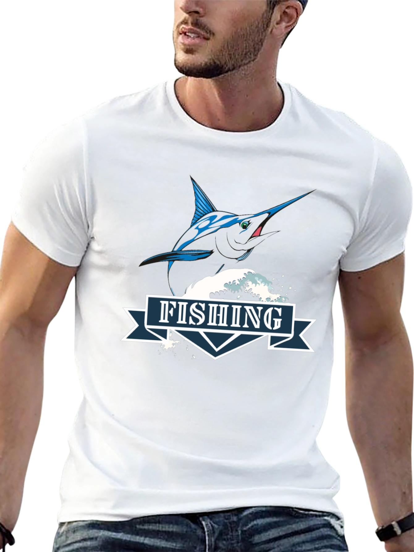 Fishing T-Shirt - Marlin Design