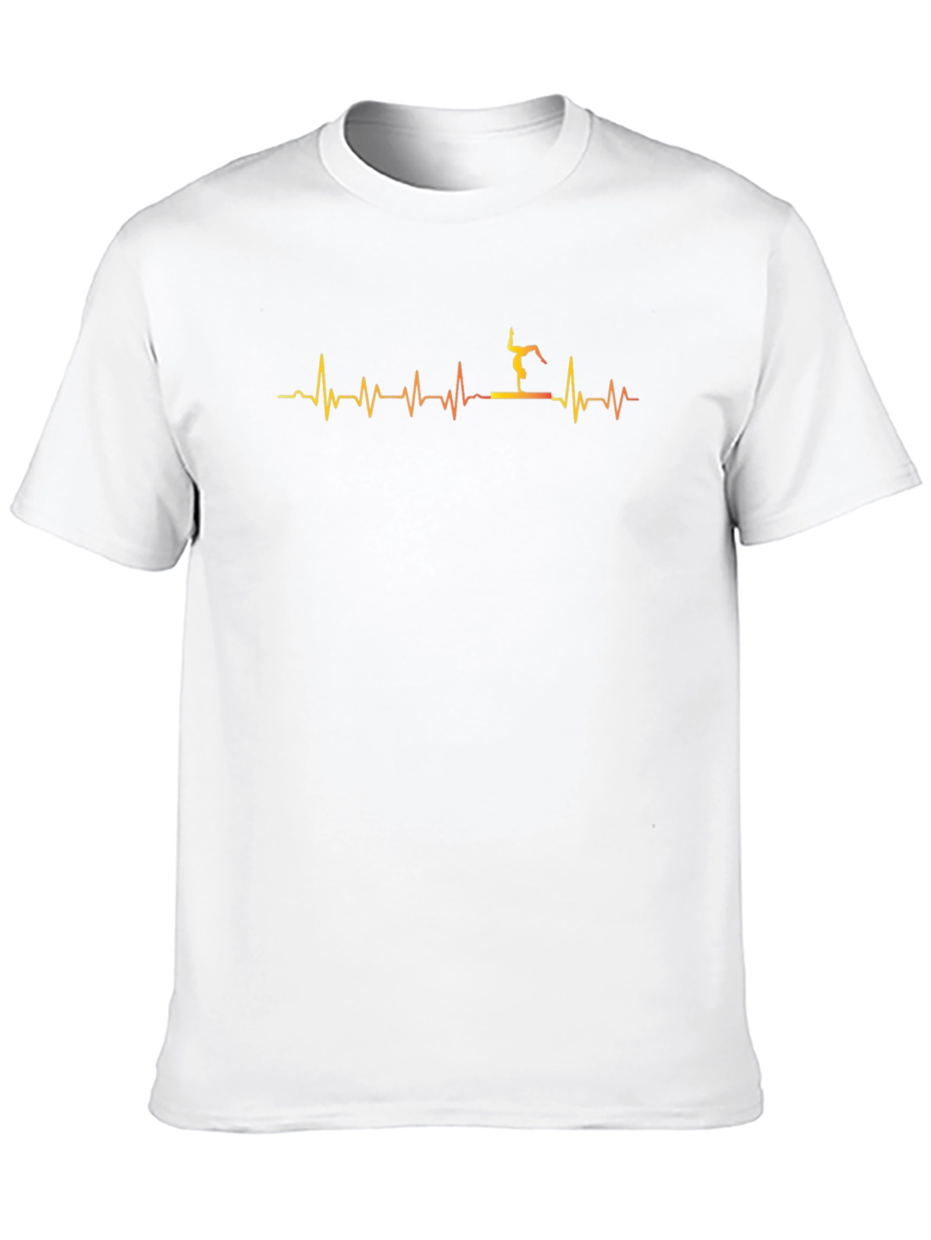 Gymnastics Heartbeat Black T-Shirt
