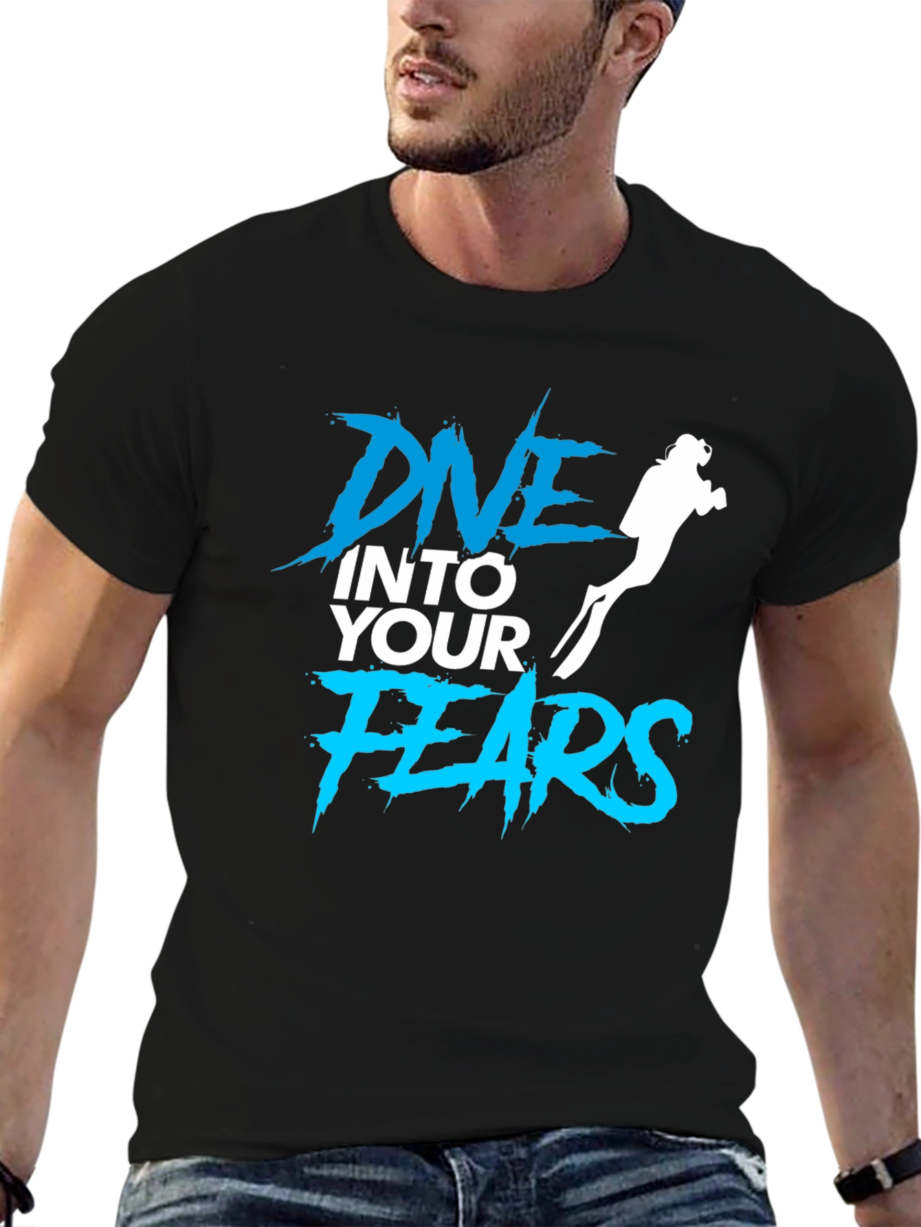 Dive Into Your Fears Graphic Tee