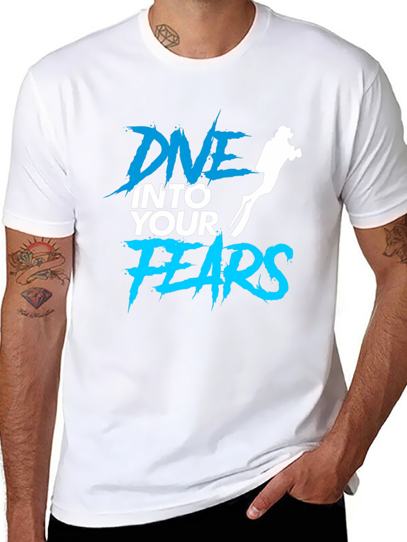 Dive Into Your Fears Graphic Tee