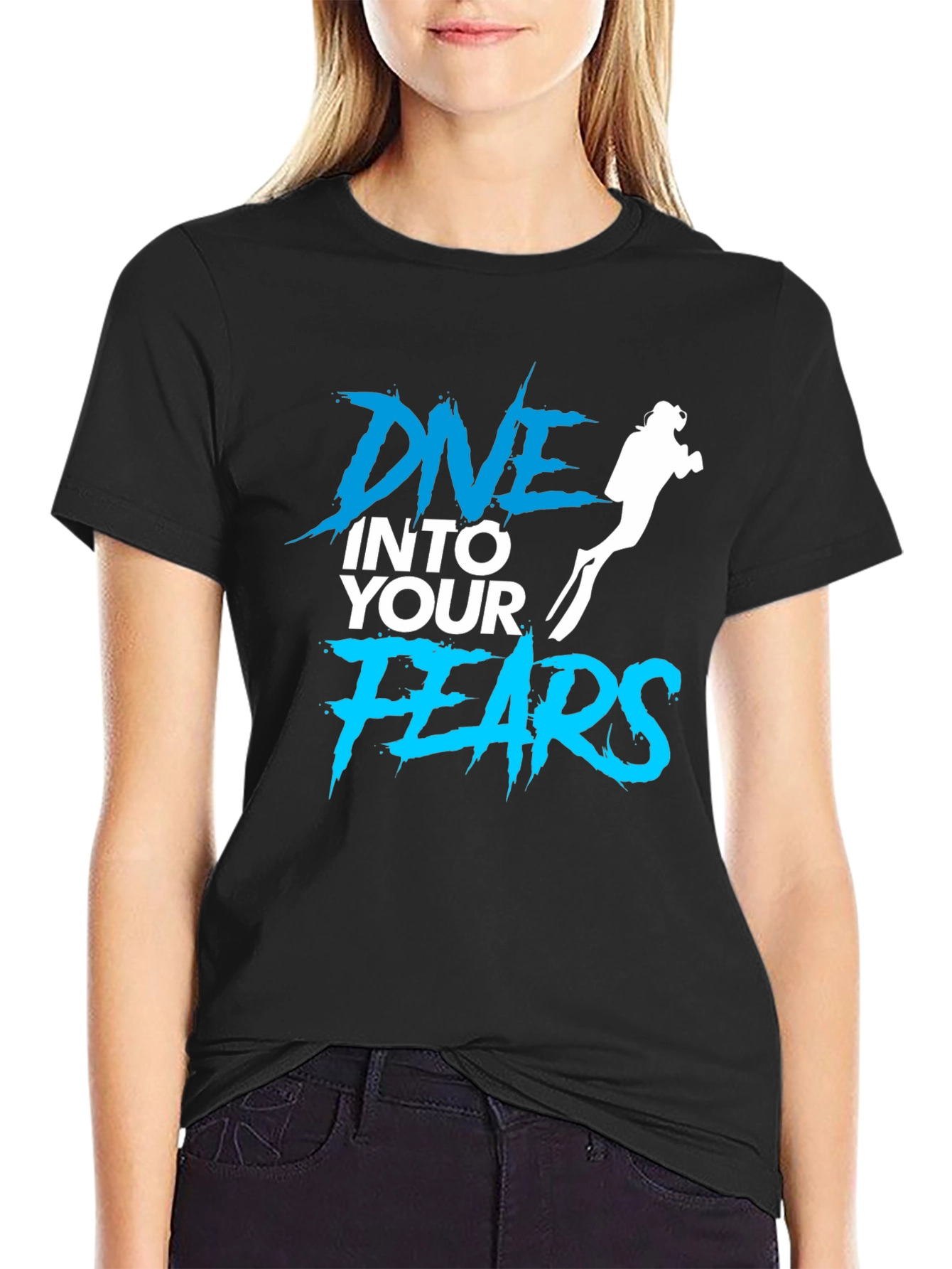 Dive Into Your Fears Graphic Tee